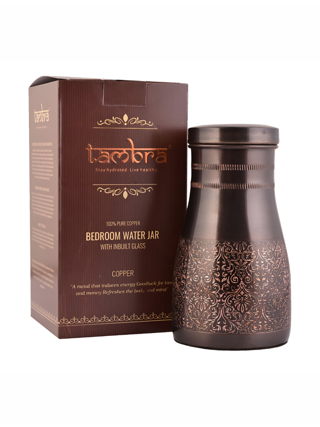 

Tambra Copper-Toned Water Bottle