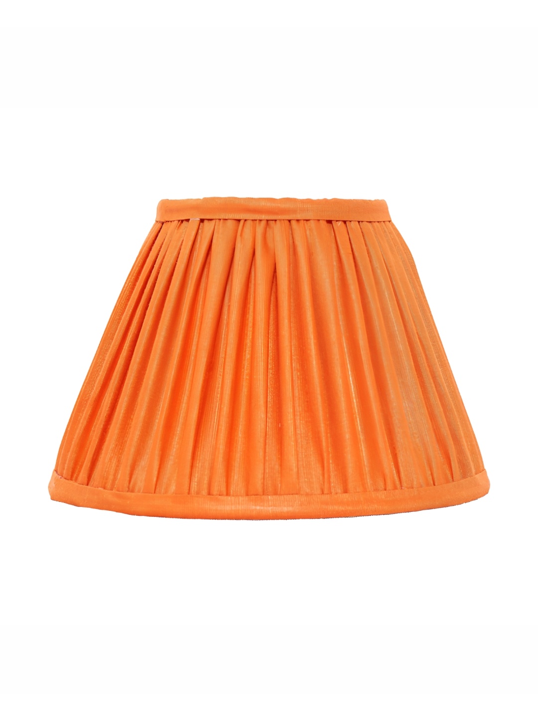 

Lampenschirm India Orange Textured Frustum Shaped Cotton Lamp Shade