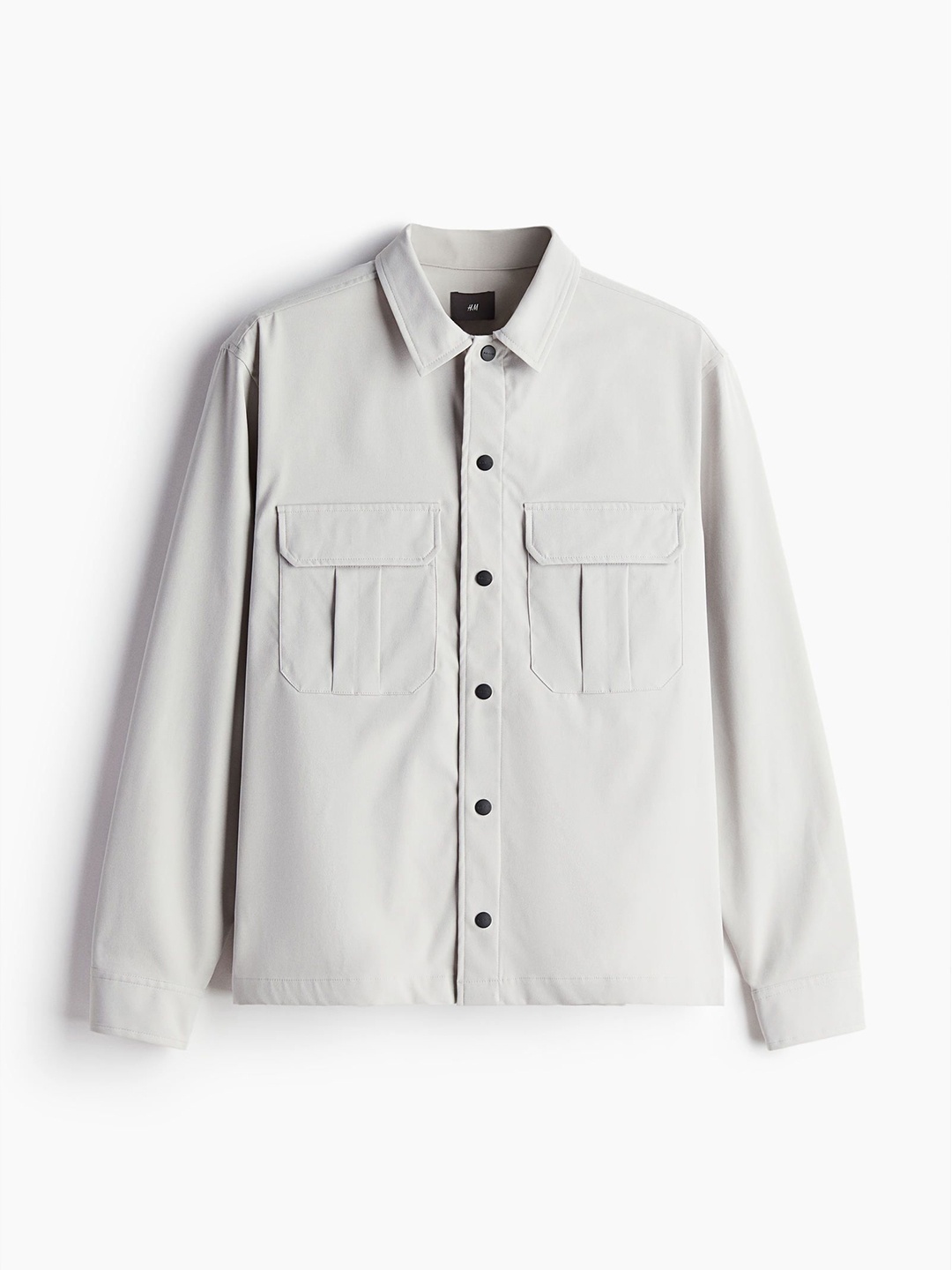 

H&M Men Utility Overshirt, Grey