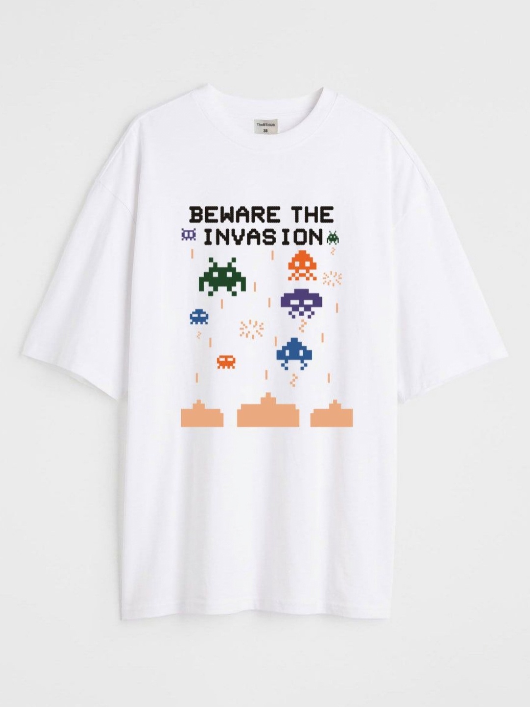 

TheBTclub Men Abstract Printed Cotton Activchill T-shirt, White