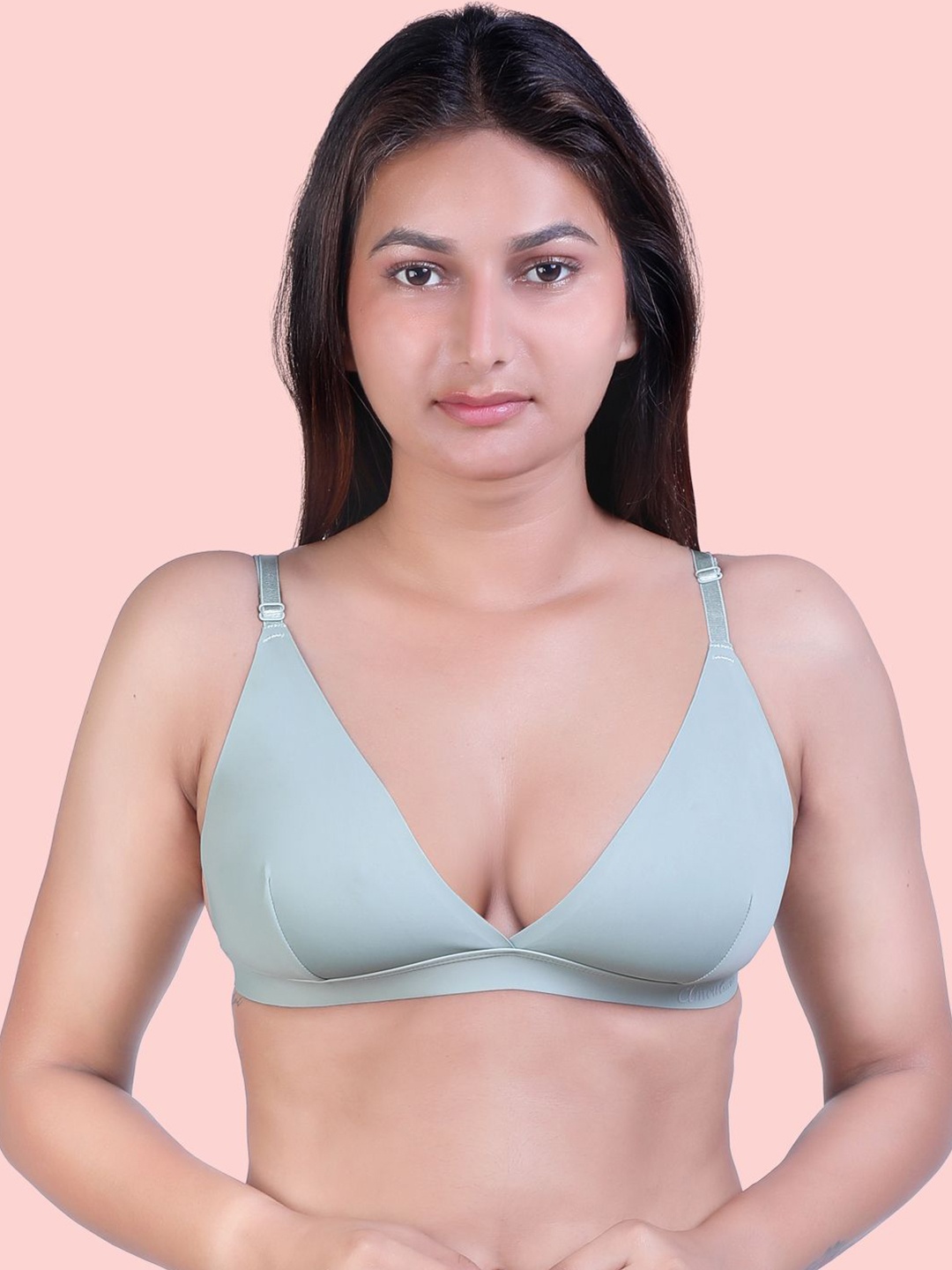 

Amour Secret Full Coverage Seamed Bralette Bra, Blue