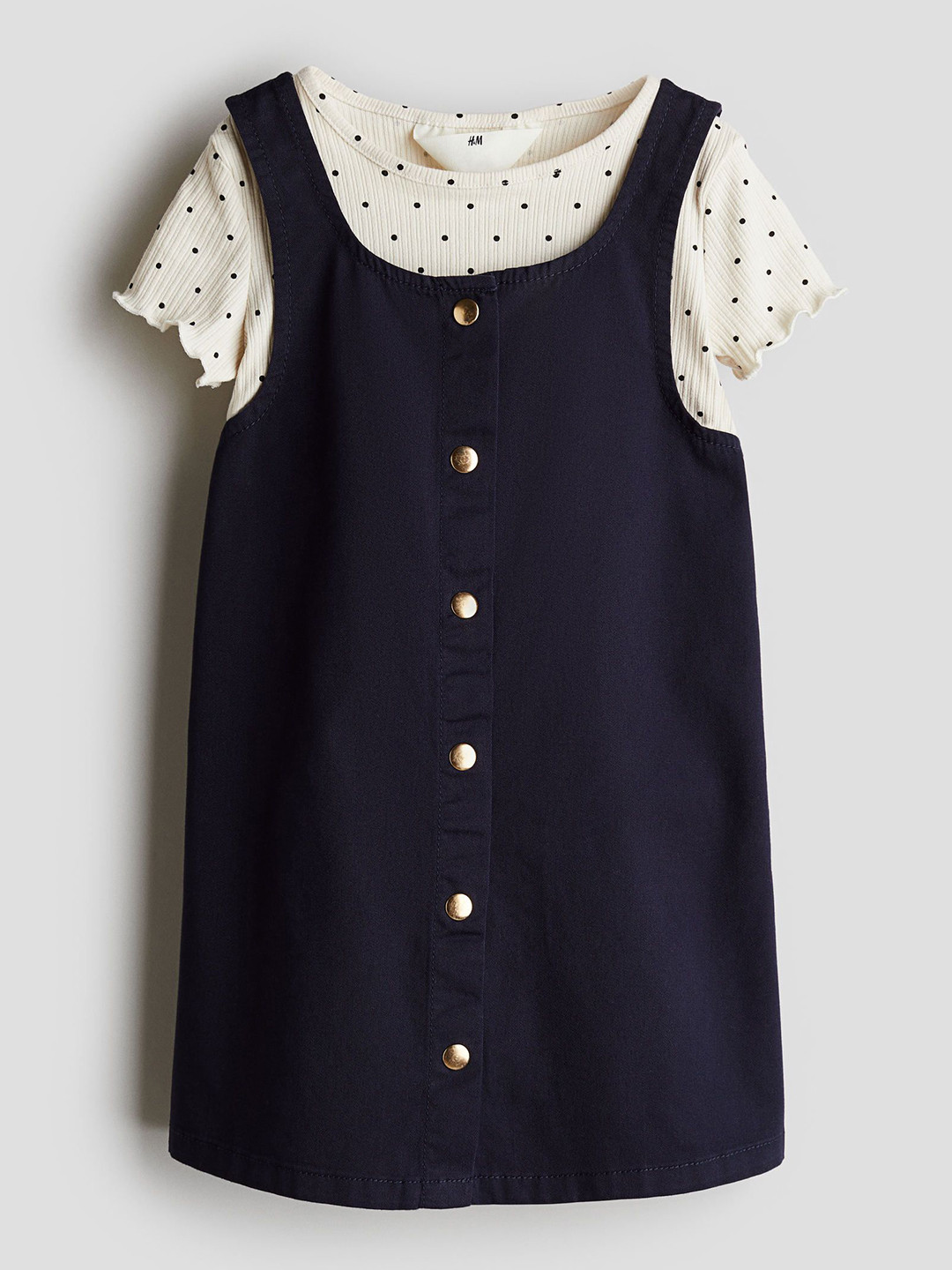 

H&M Girls 2-Piece Dress & Top Set, Blue