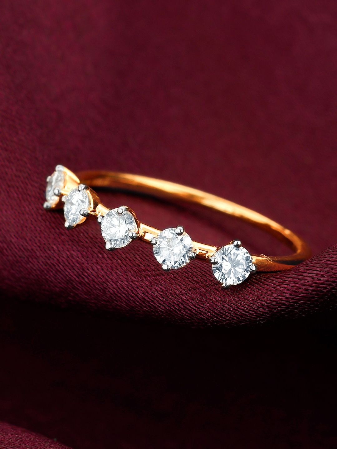 

GIVA 14KT BIS Hall Mark Yellow Gold Eternally Treasured Diamond Ring