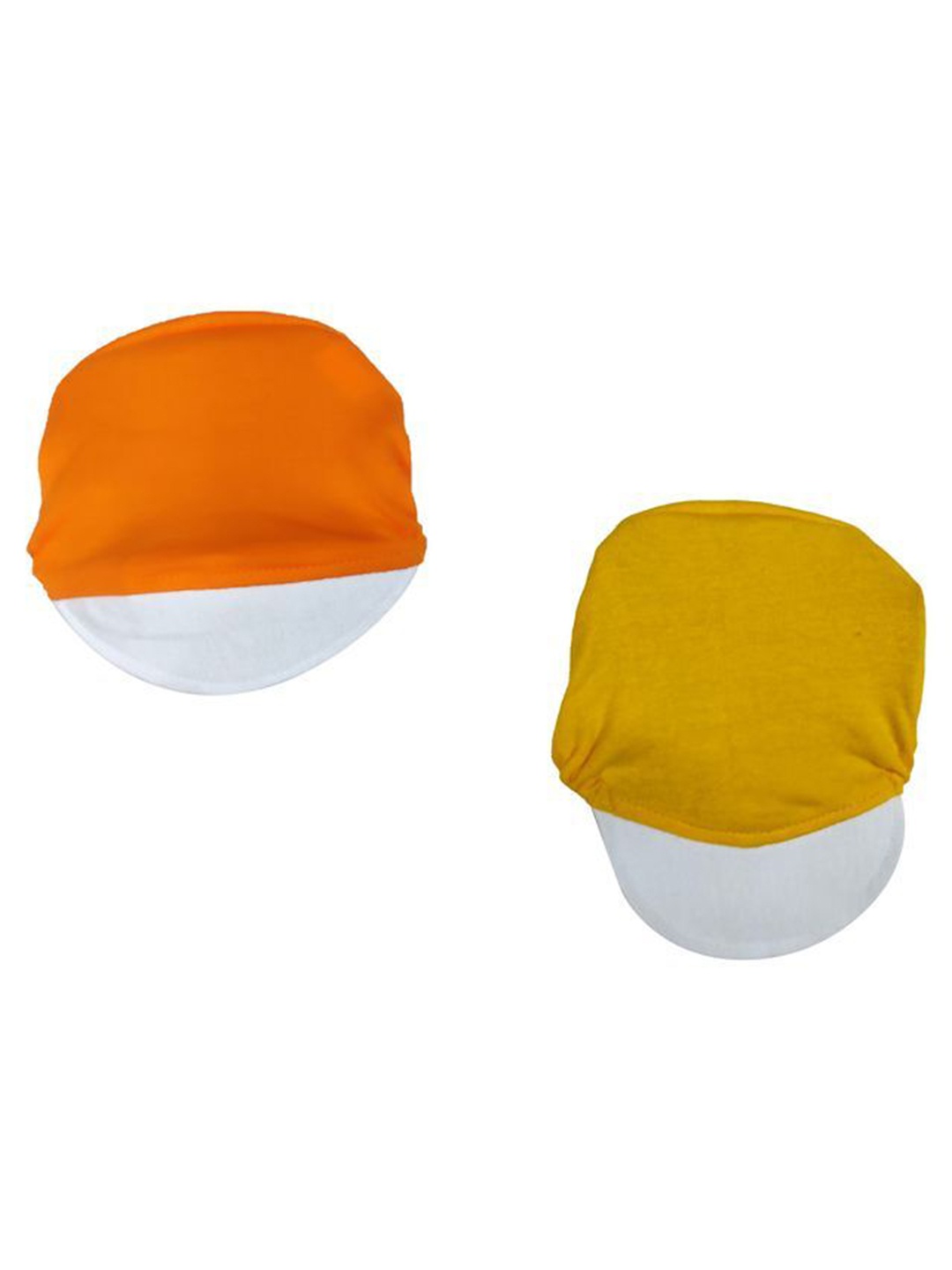 

BAESD Unisex Kids Pack of 2 Colourblocked Baseball Cap, Yellow