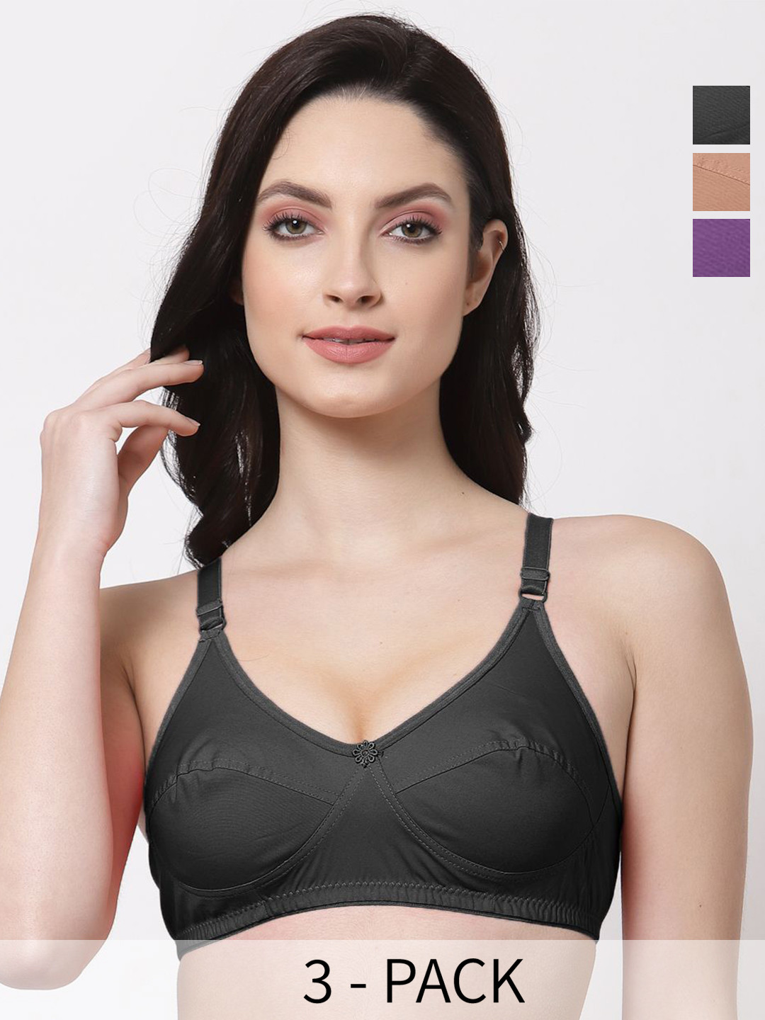 

SHYAM SONS FLAIR Bra Full Coverage, Brown