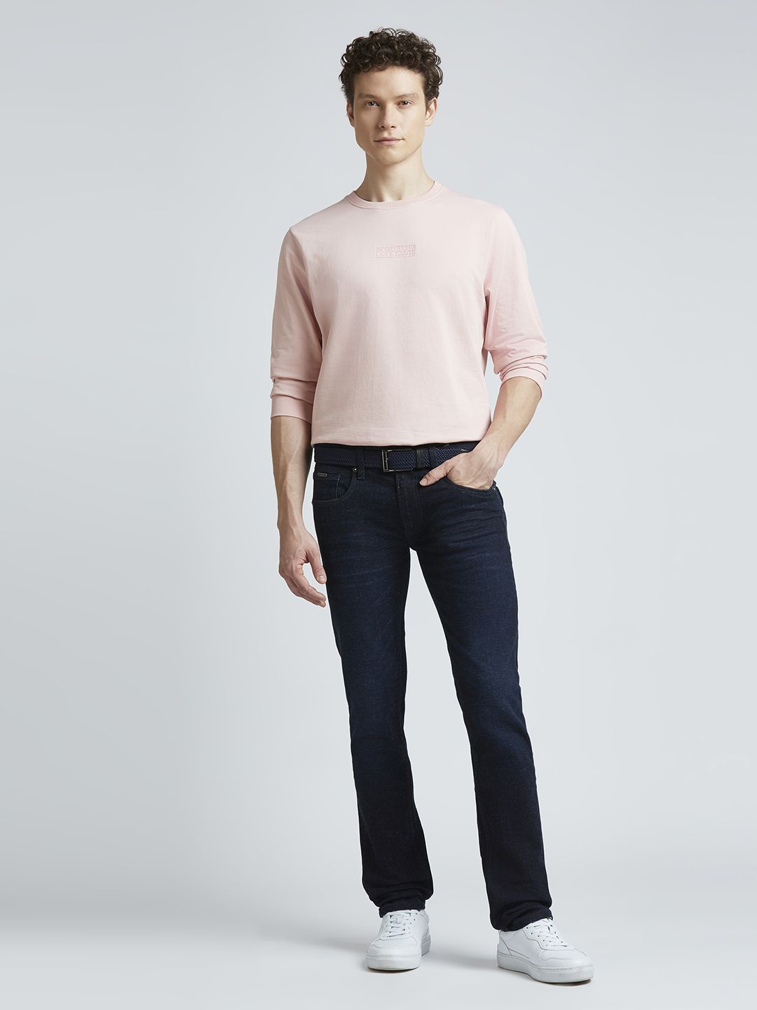 

Pepe Jeans Men Solid Round Neck Cotton Pullover Sweatshirt, Pink
