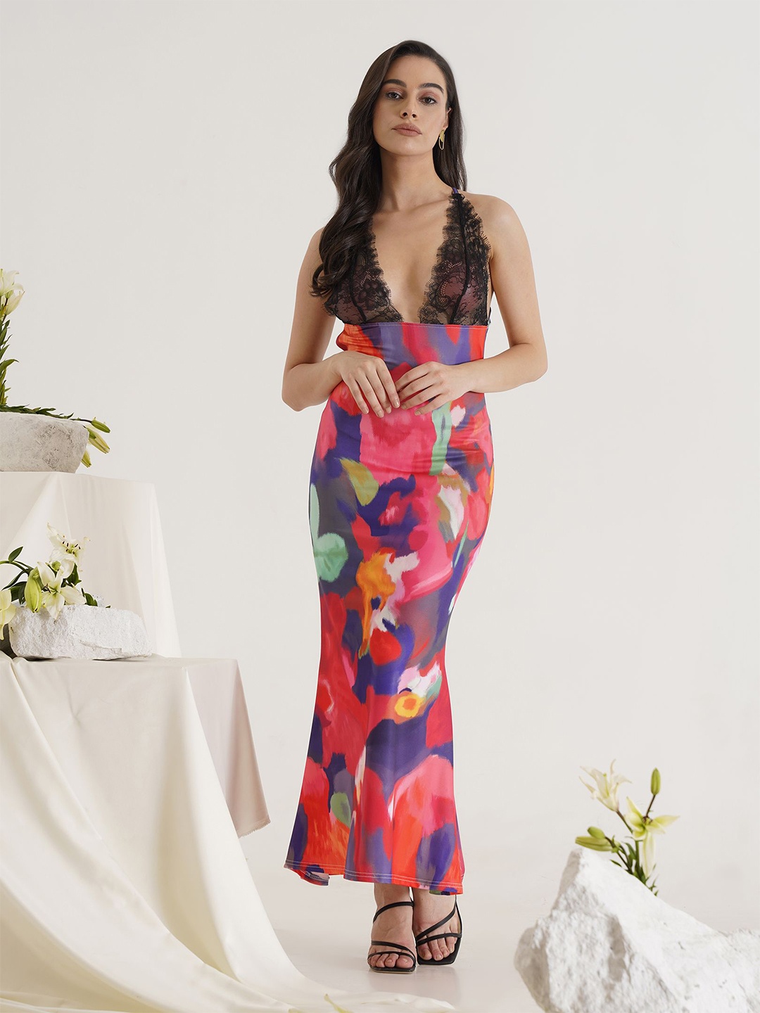 

PRIZO Print Maxi Dress, Multi