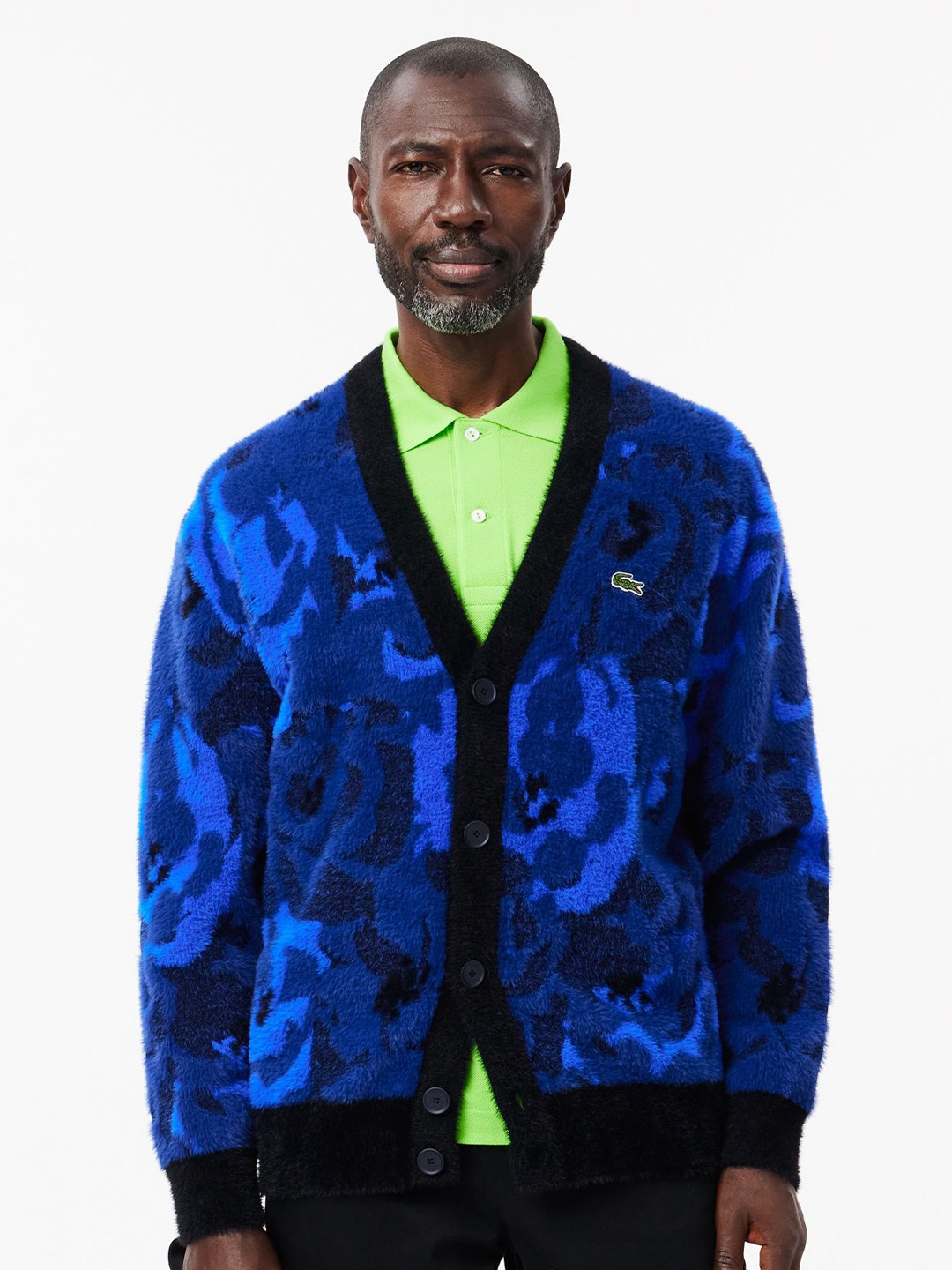 

Lacoste Men Quirky Casual Cardigan, Blue