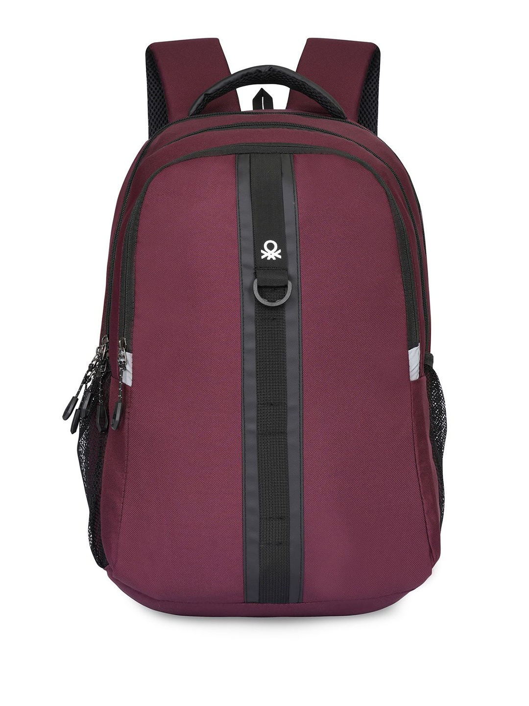 

United Colors of Benetton Unisex Medium Backpack, Maroon