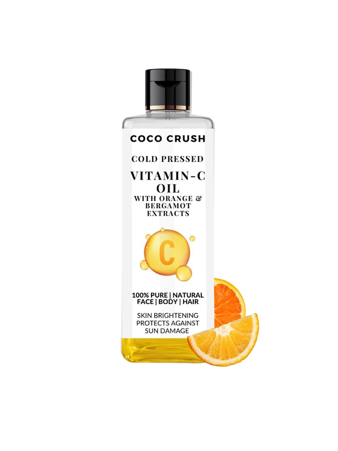 

Coco Crush Cold Pressed 100% Natural Vitamin C Oil- 50ml, Orange