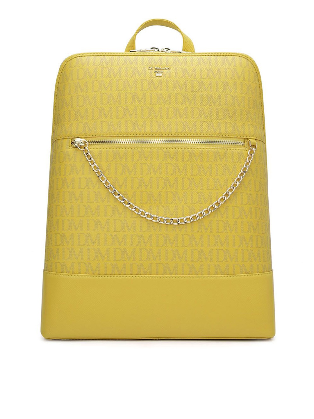 

Da Milano Women Typography Backpack, Yellow