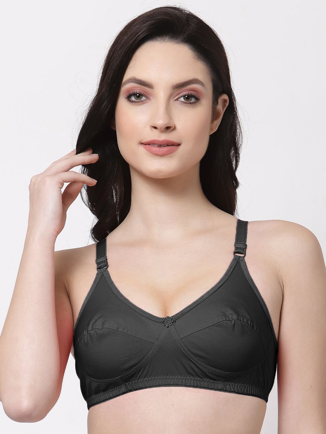 

SHYAM SONS FLAIR Bra Full Coverage, Black