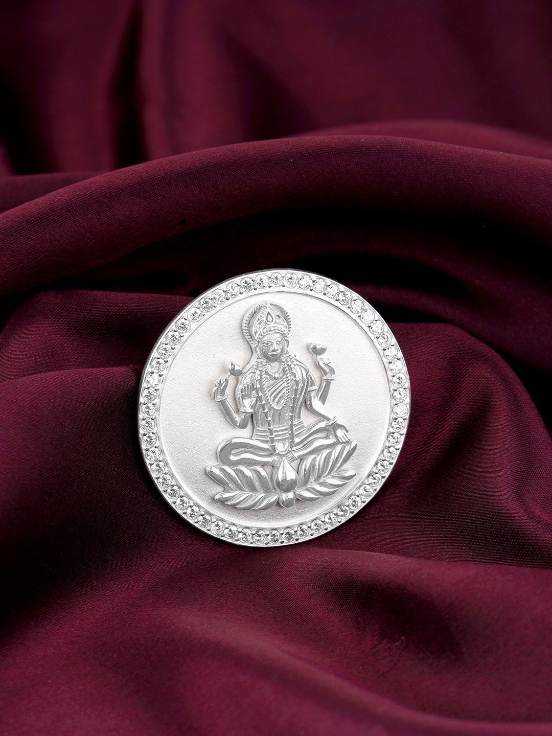 

GIVA Set Of 3 Goddess Lakshmi 925 Pure Silver Coins - 10 gm each