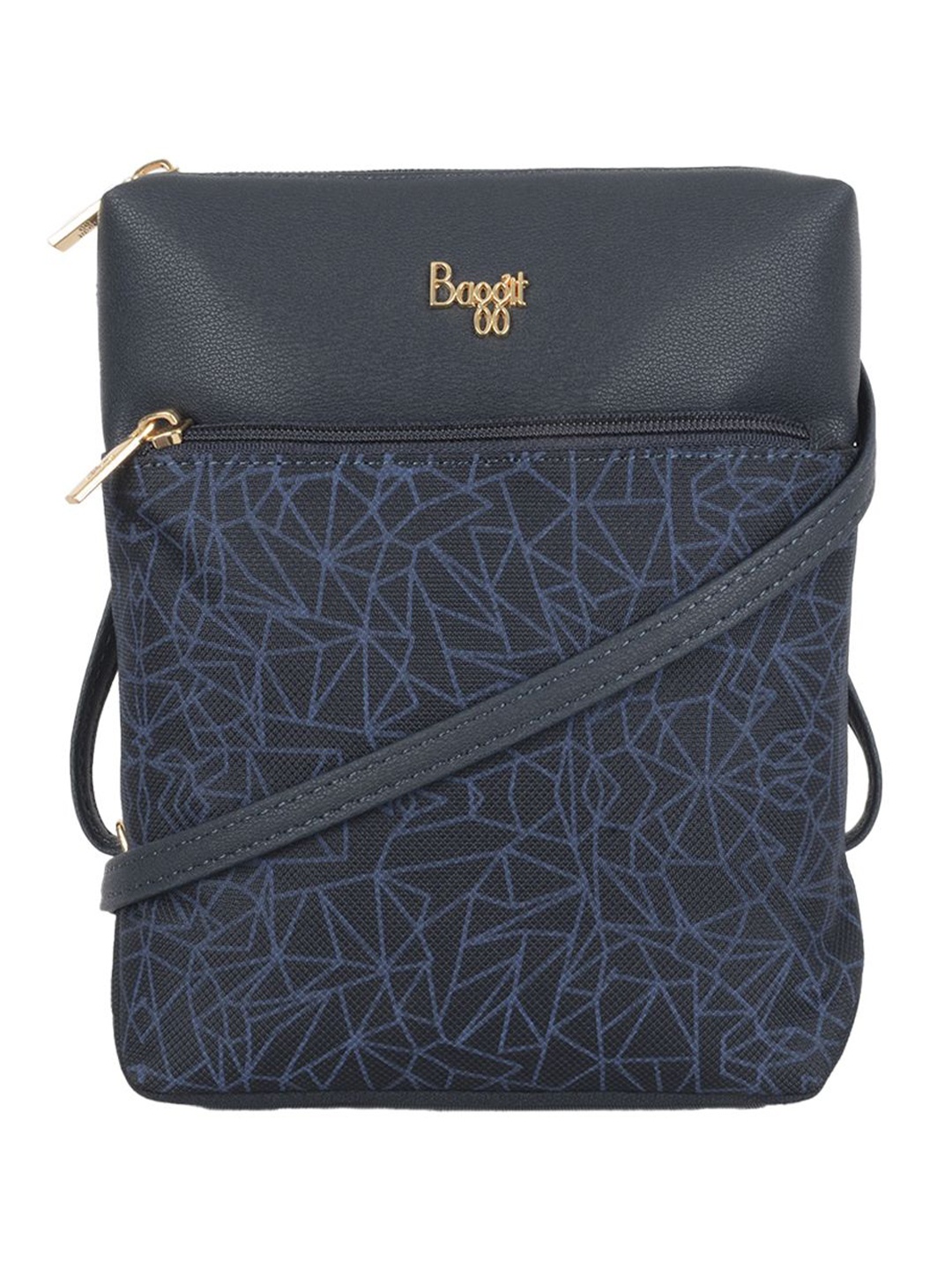 

Baggit Women Printed Backpack, Blue