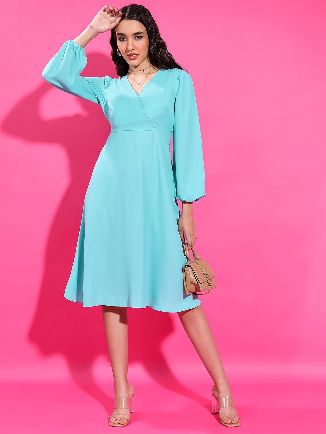 

Tokyo Talkies Mini Dress, Sea green