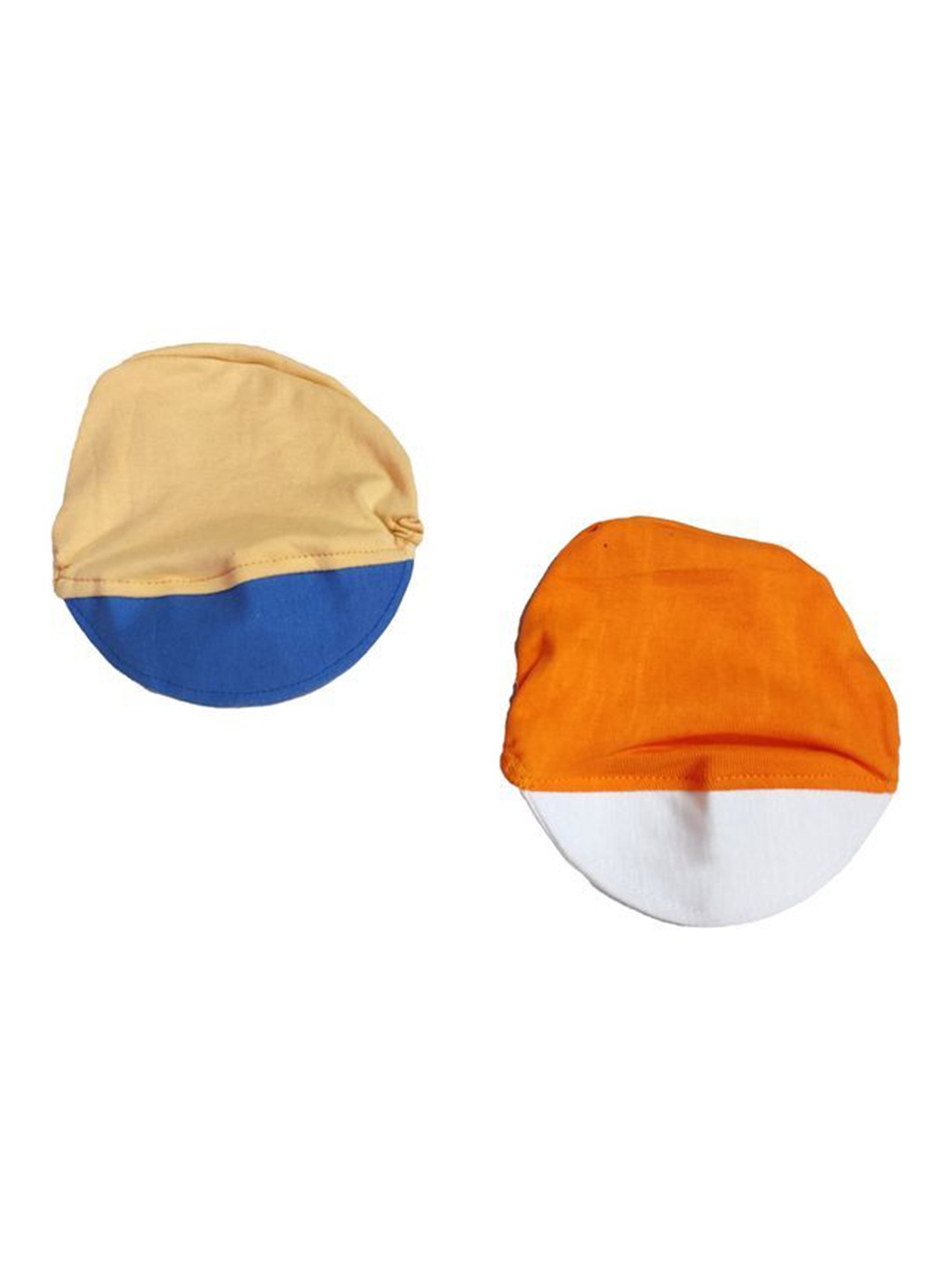 

BAESD Pack Of 2 Kids Colourblocked Baseball Cap, Orange
