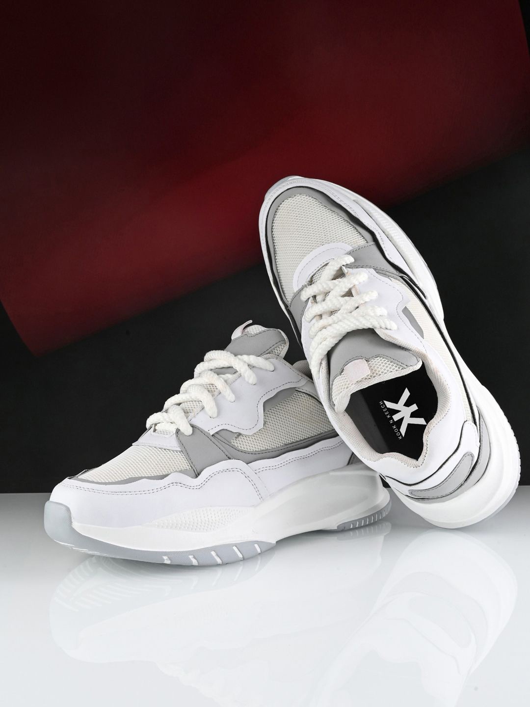 

mr.wonker Men Running Shoes, Grey