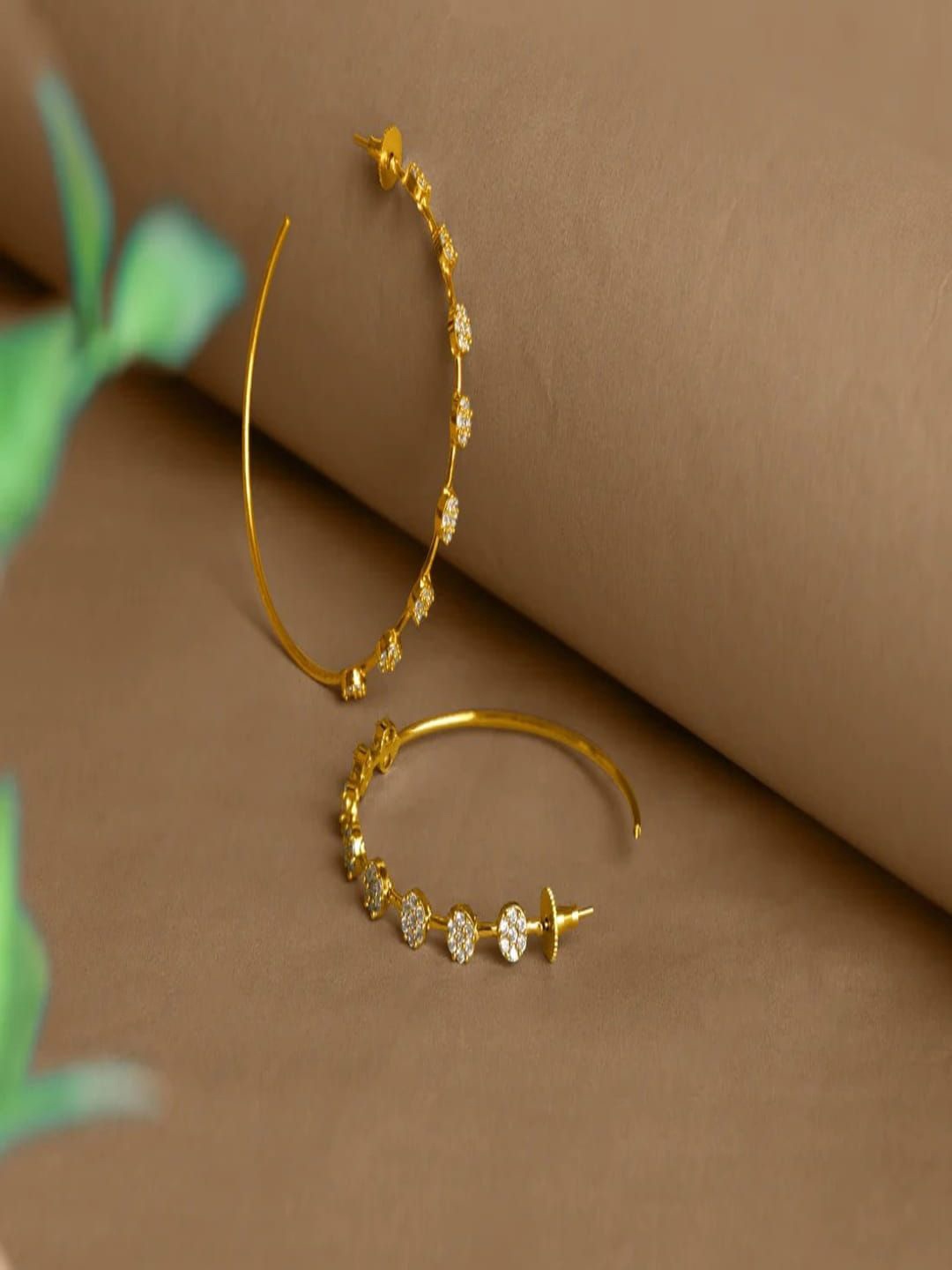 

DIATOMS Circular Hoop Earrings, Gold