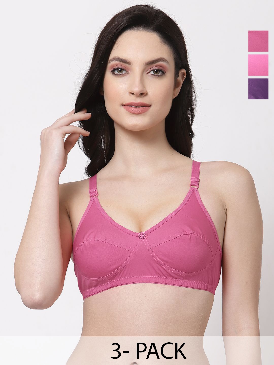 

SHYAM SONS FLAIR Bra Full Coverage, Pink