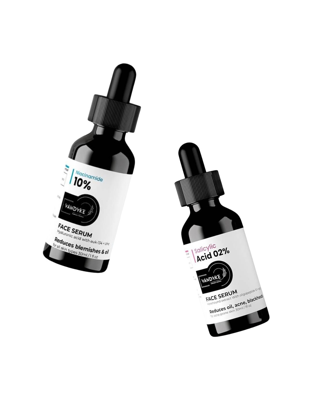 

VANDYKE Set Of 2 Acne & Oil Control Face Serum-30ml Each, White