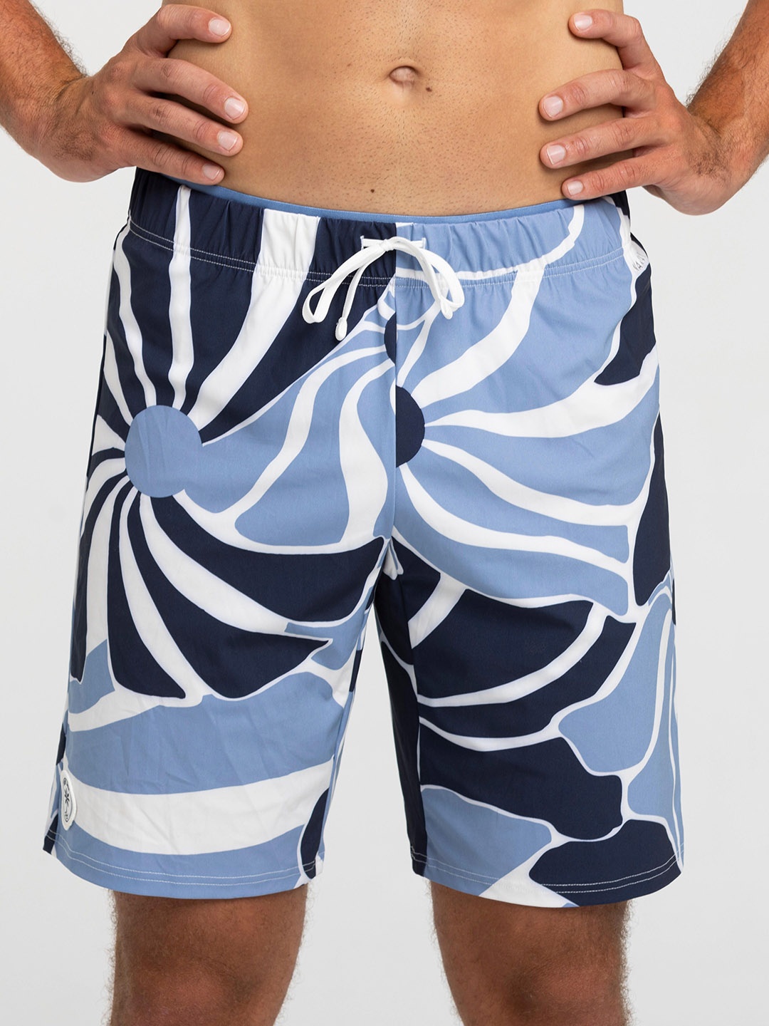 

Nabaiji By Decathlon Men Printed Swim Bottoms, Blue
