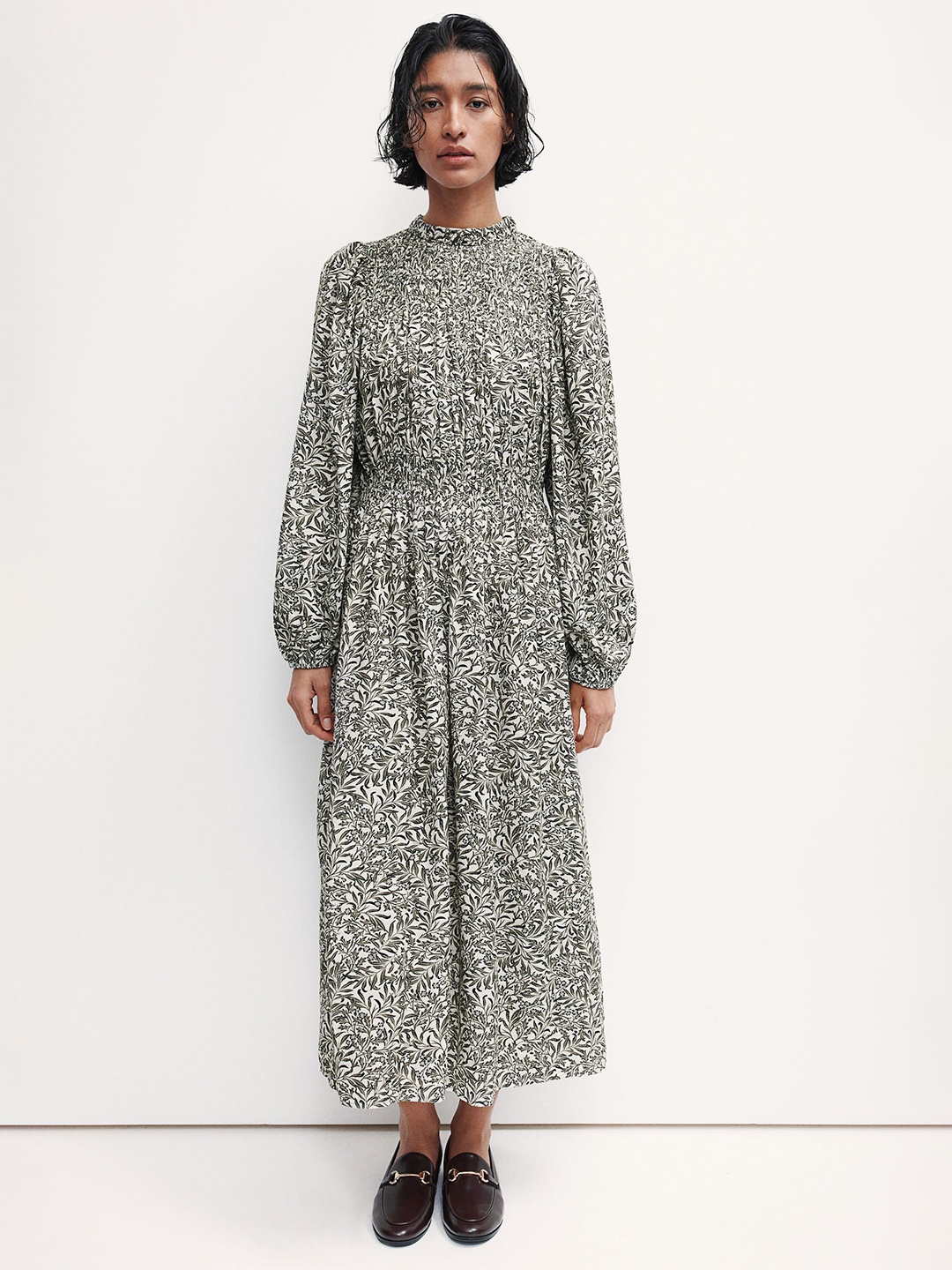 

H&M Smock Details Dress, White