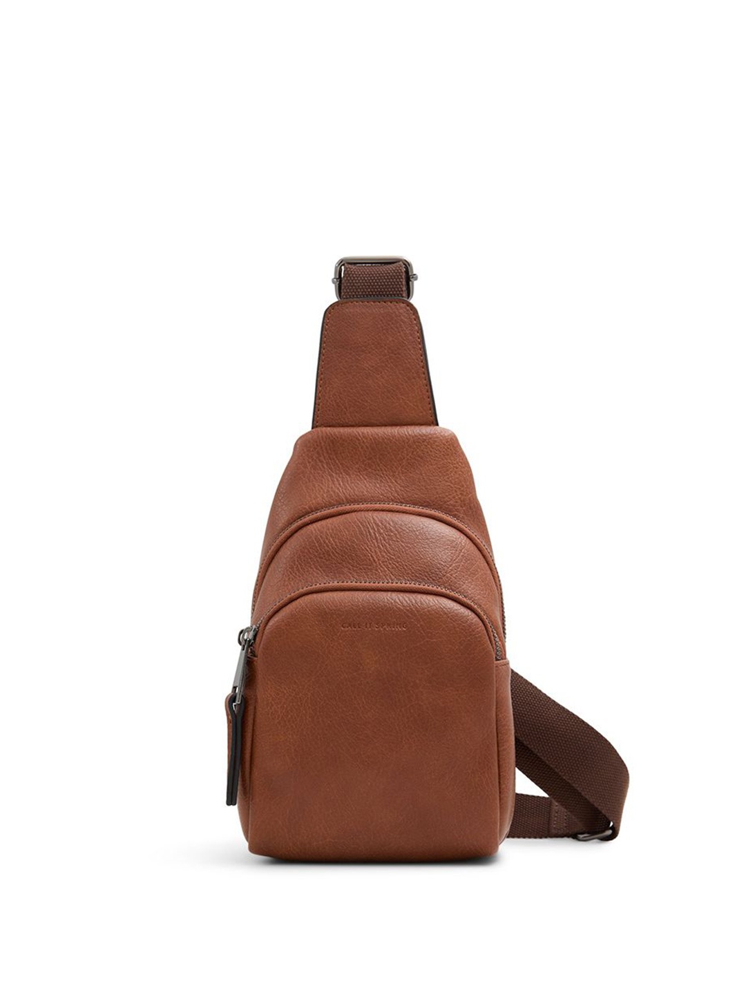 

Call It Spring Men Textured Messenger Bag, Brown