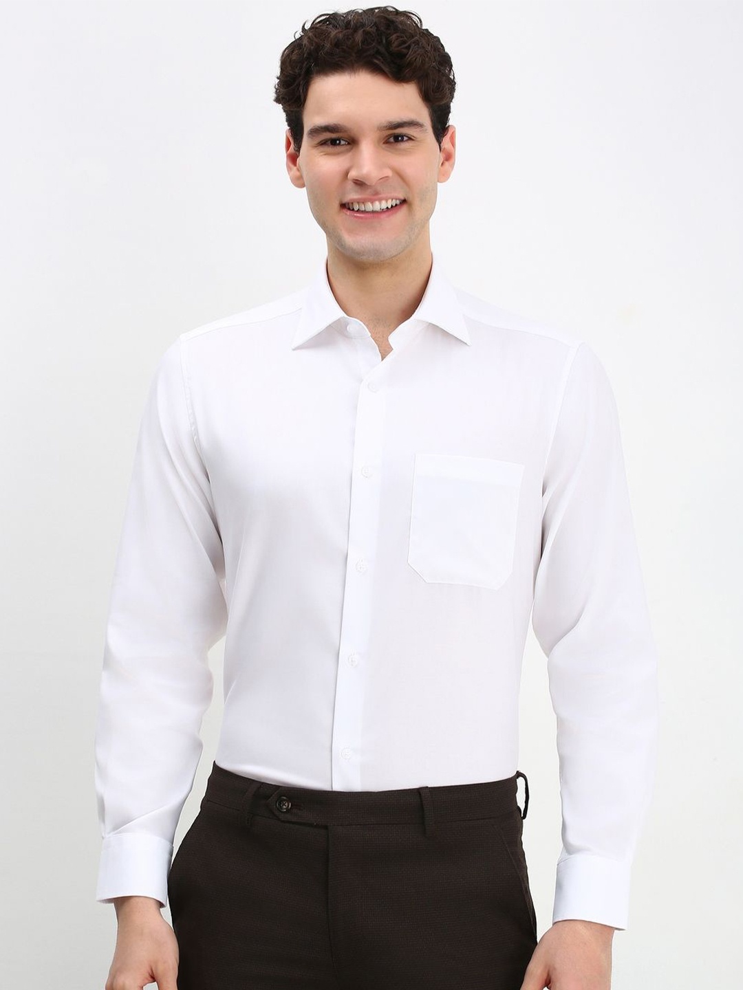 

Allen Solly Sport Men Opaque Formal Cotton Shirt, White