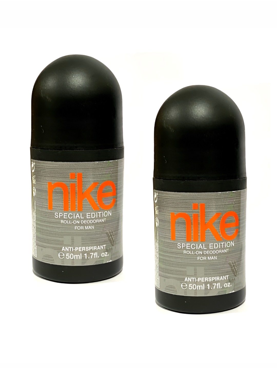 

Nike Set Of 2 Special Edition Roll-On Deodorant For Man- 50ml Each, Transparent