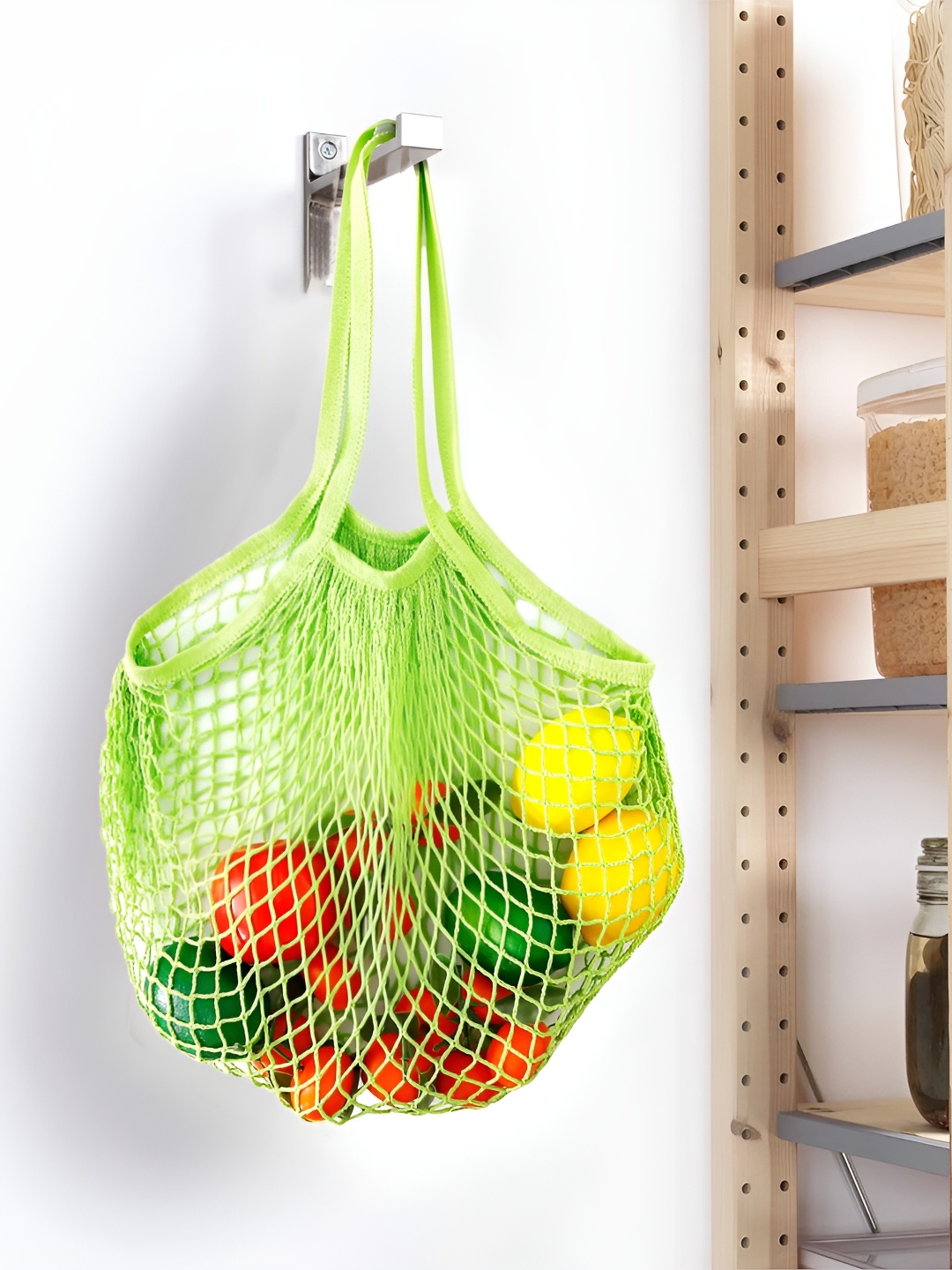

UMAI Green Regular Multi-Utility Cotton Mesh Reusable Storage Organiser