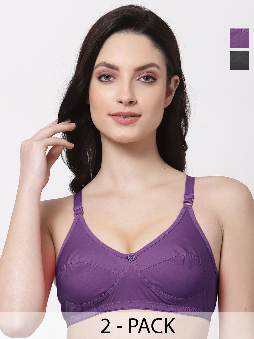 

SHYAM SONS FLAIR Bra Full Coverage, Black