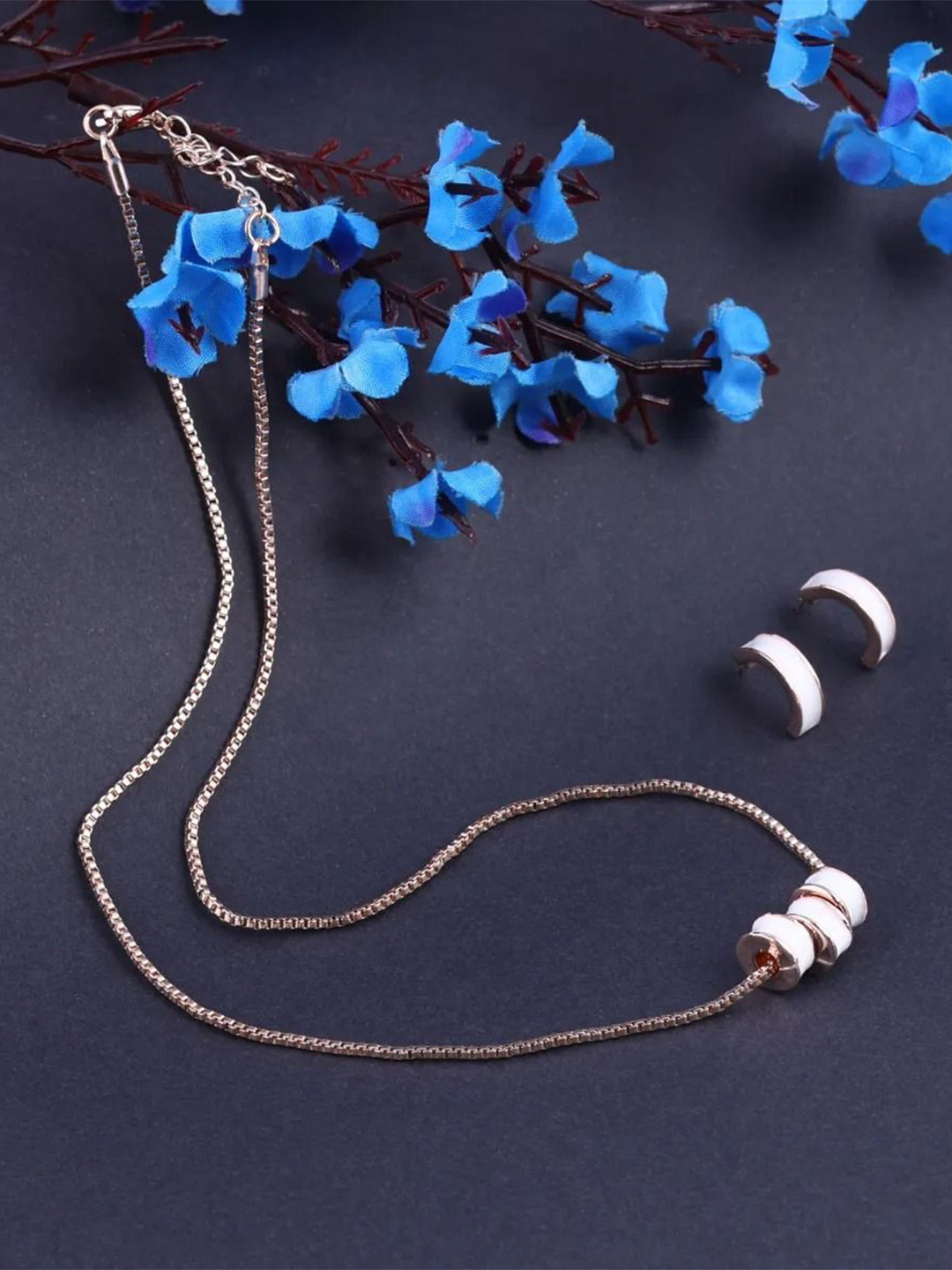 

Jewelz Rose Gold Plated Jewellery Set