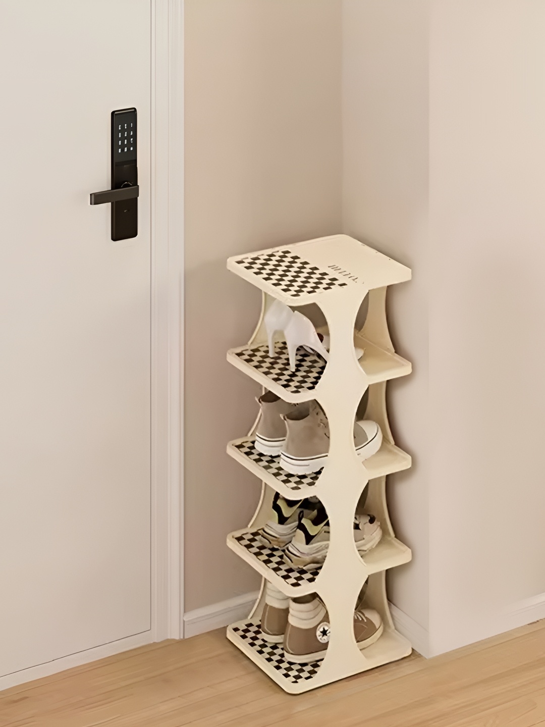 

UMAI Off White Regular 5 Layered Shoes Organiser Organisers