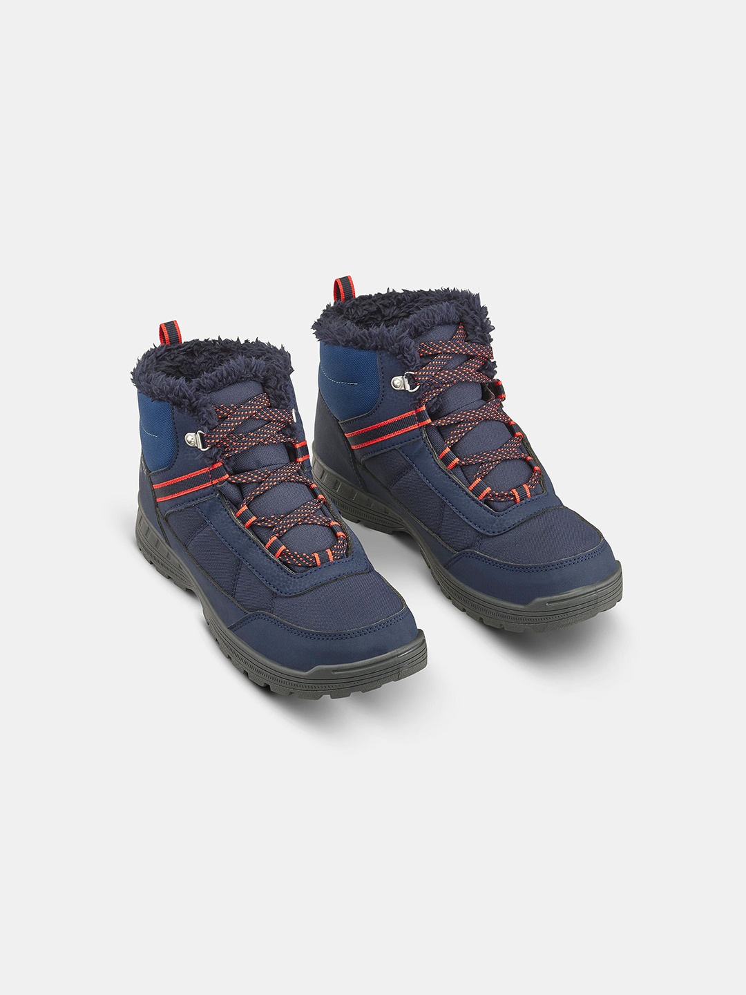 

Quechua By Decathlon Kids Blue Warm Waterproof Snow Hiking Shoes