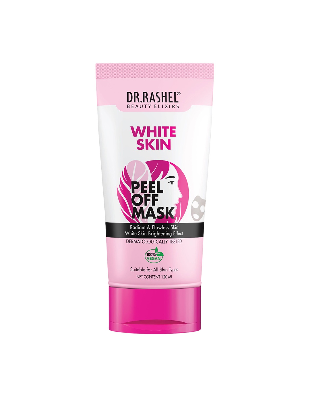 

DR.RASHEL Radiant & Bright Skin Peel Off Mask 120 ml, Pink