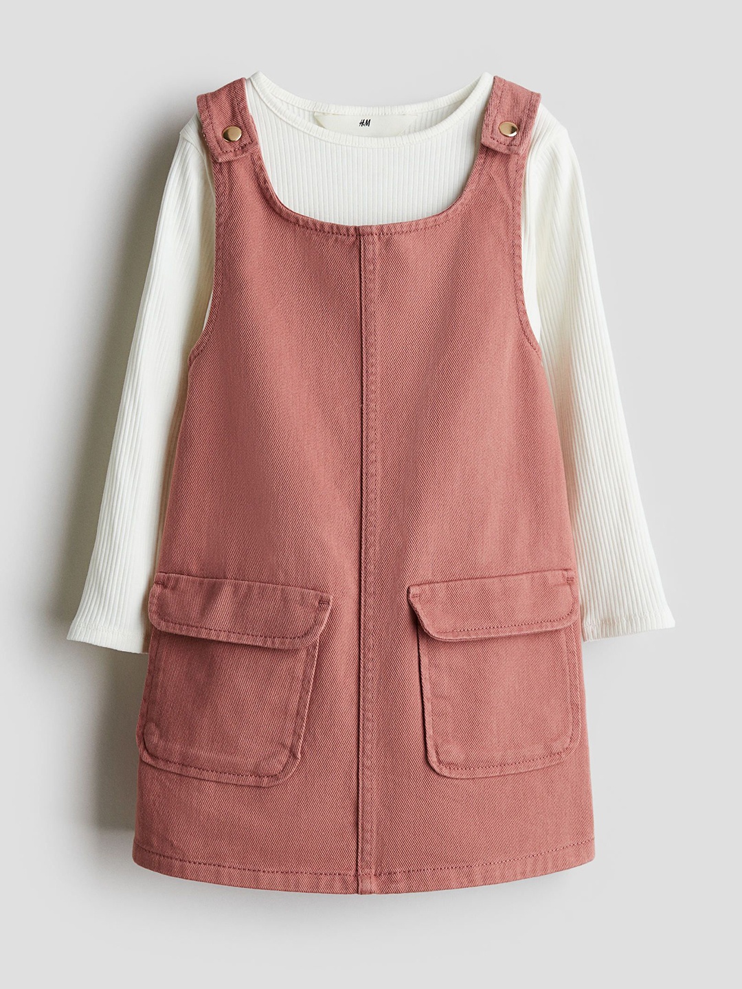 

H&M Girls Dress & Top Set, Red