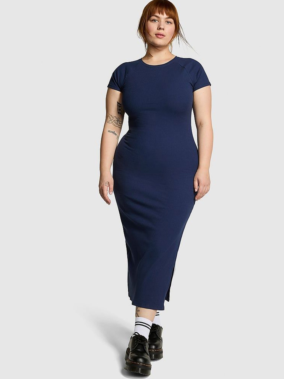 

Victoria's Secret Women Bodycon Midi Dress, Blue