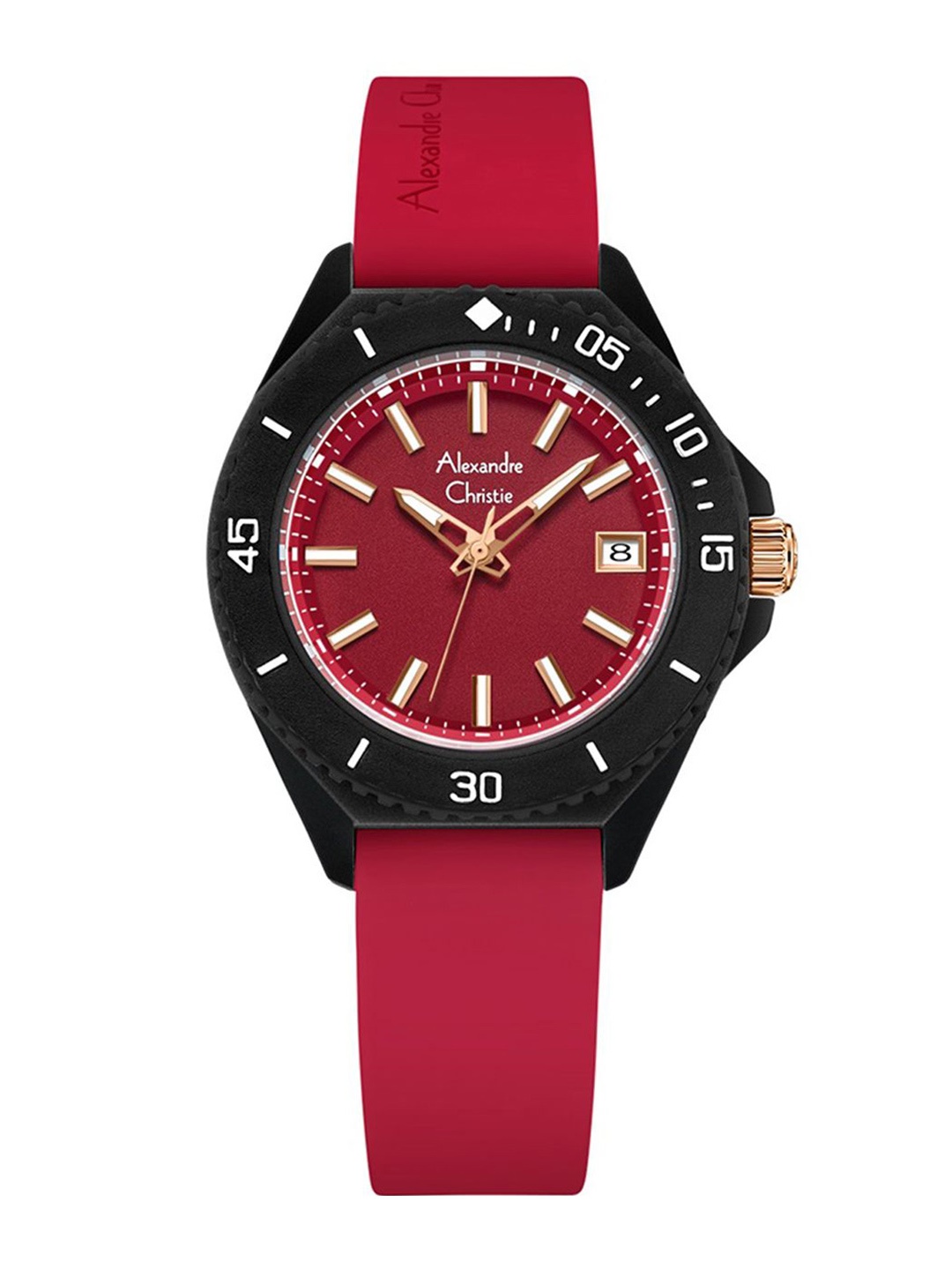 

Alexandre Christie Women Dial & Straps Analogue Watch 2B34LDRRGREBA, Red