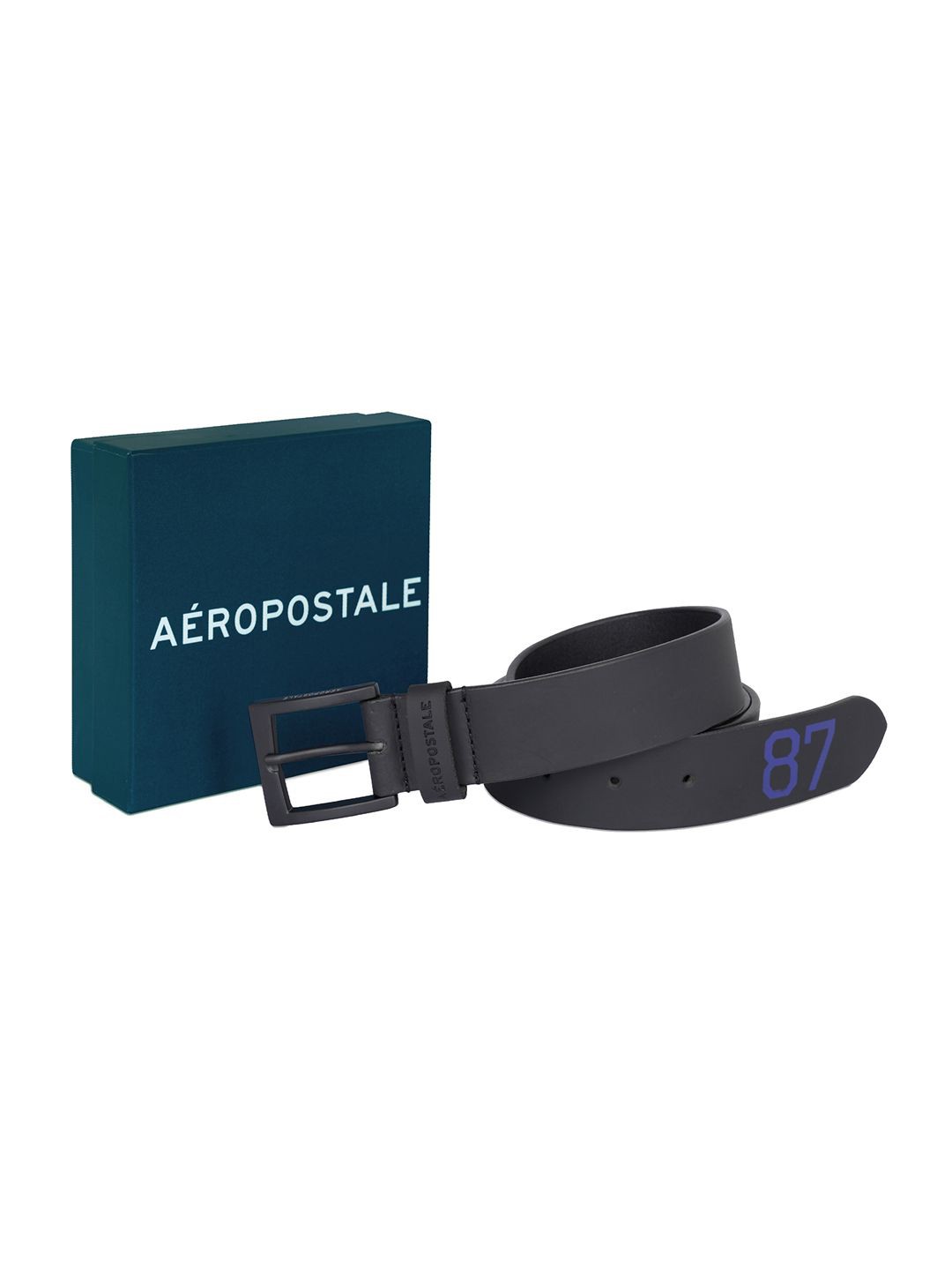 

Aeropostale Men Solid Leather Belt, Black