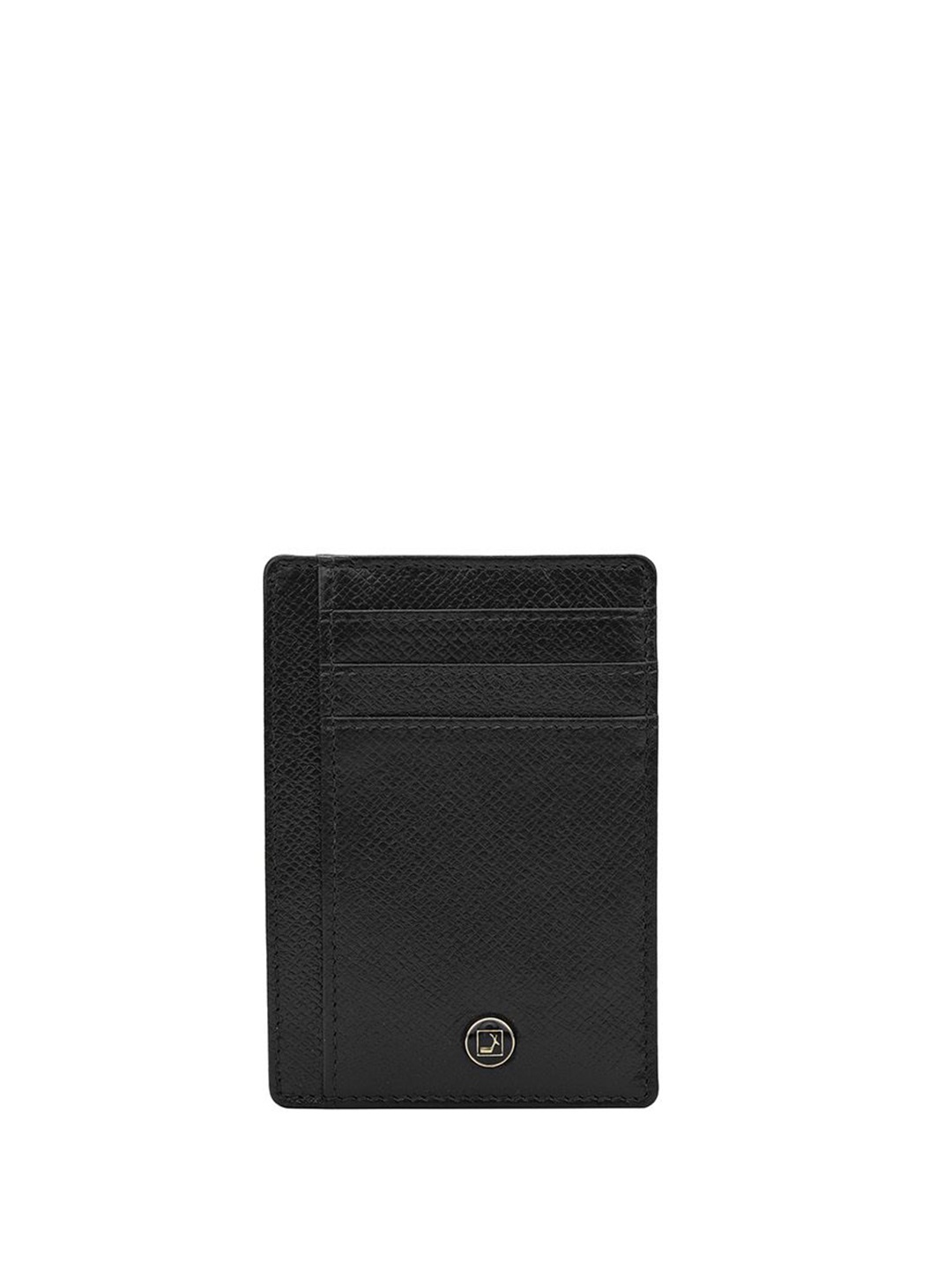 

Da Milano Unisex Leather Card Holder, Black