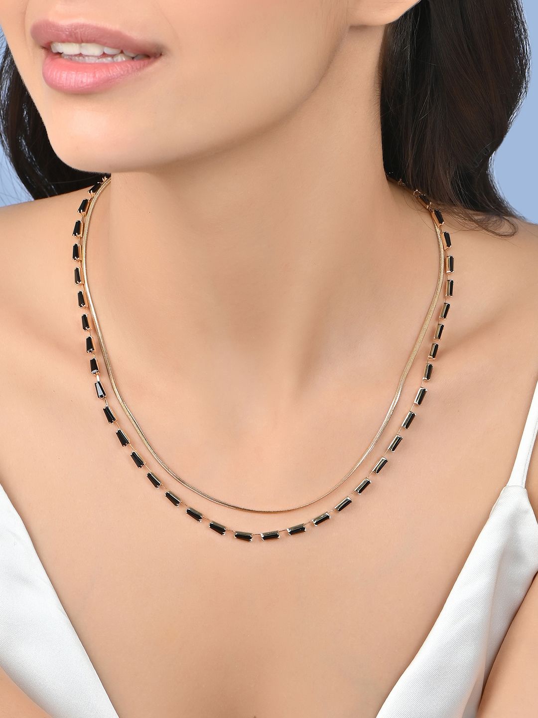 

ToniQ Gold-Plated Choker Necklace