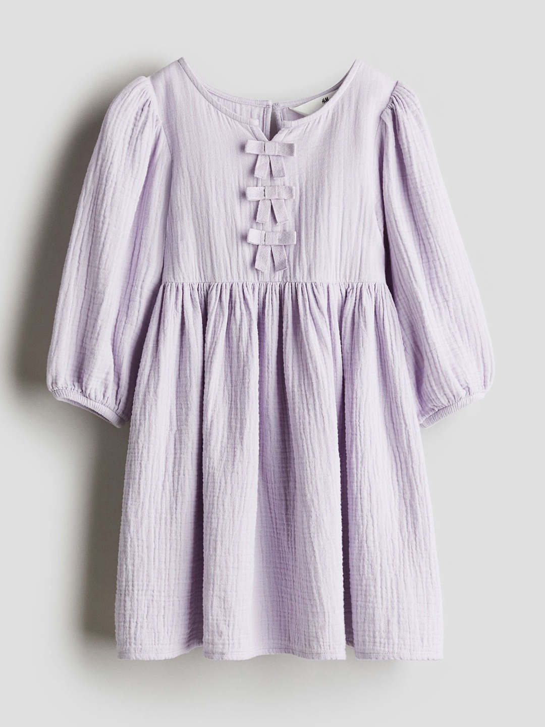 

H&M Girls Muslin Dress, Purple