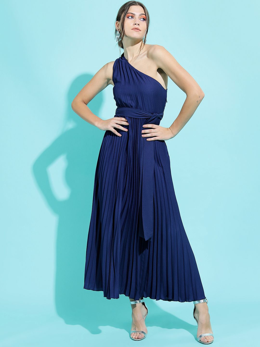 

Tokyo Talkies Fit & Flare Maxi Dress, Blue