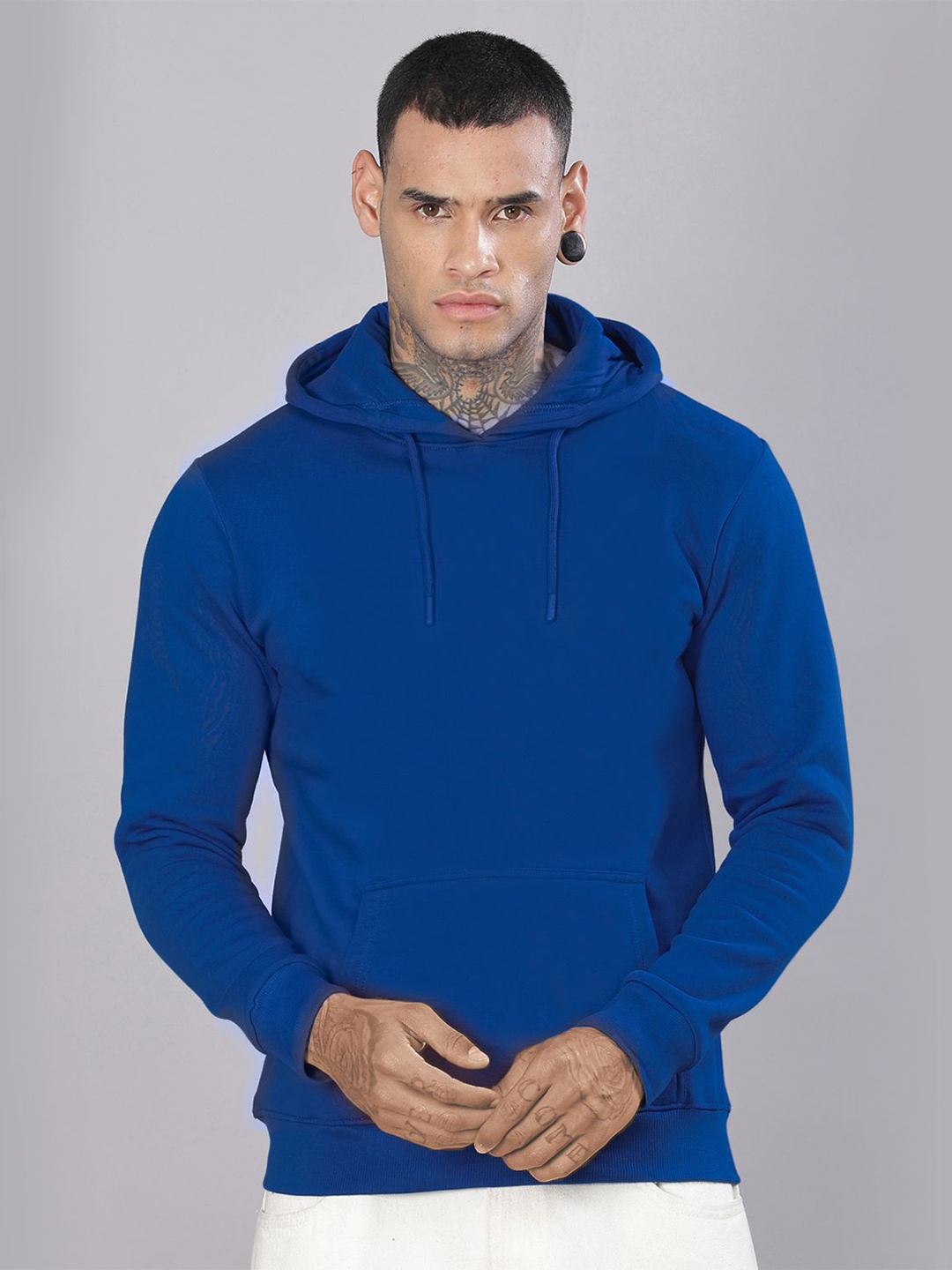 

ADRO Men Hooded Pullover Sweatshirt, Blue