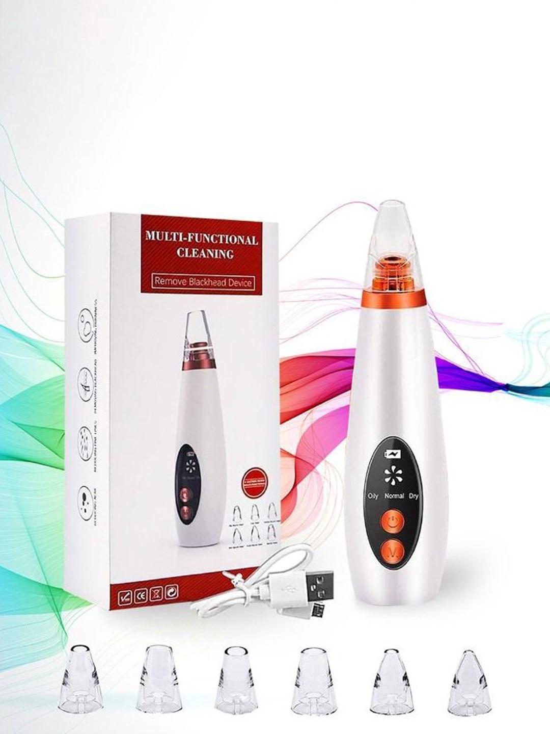 

ClothyDeal Multifunctional Pore & Pimples With Blackhead Removal, White