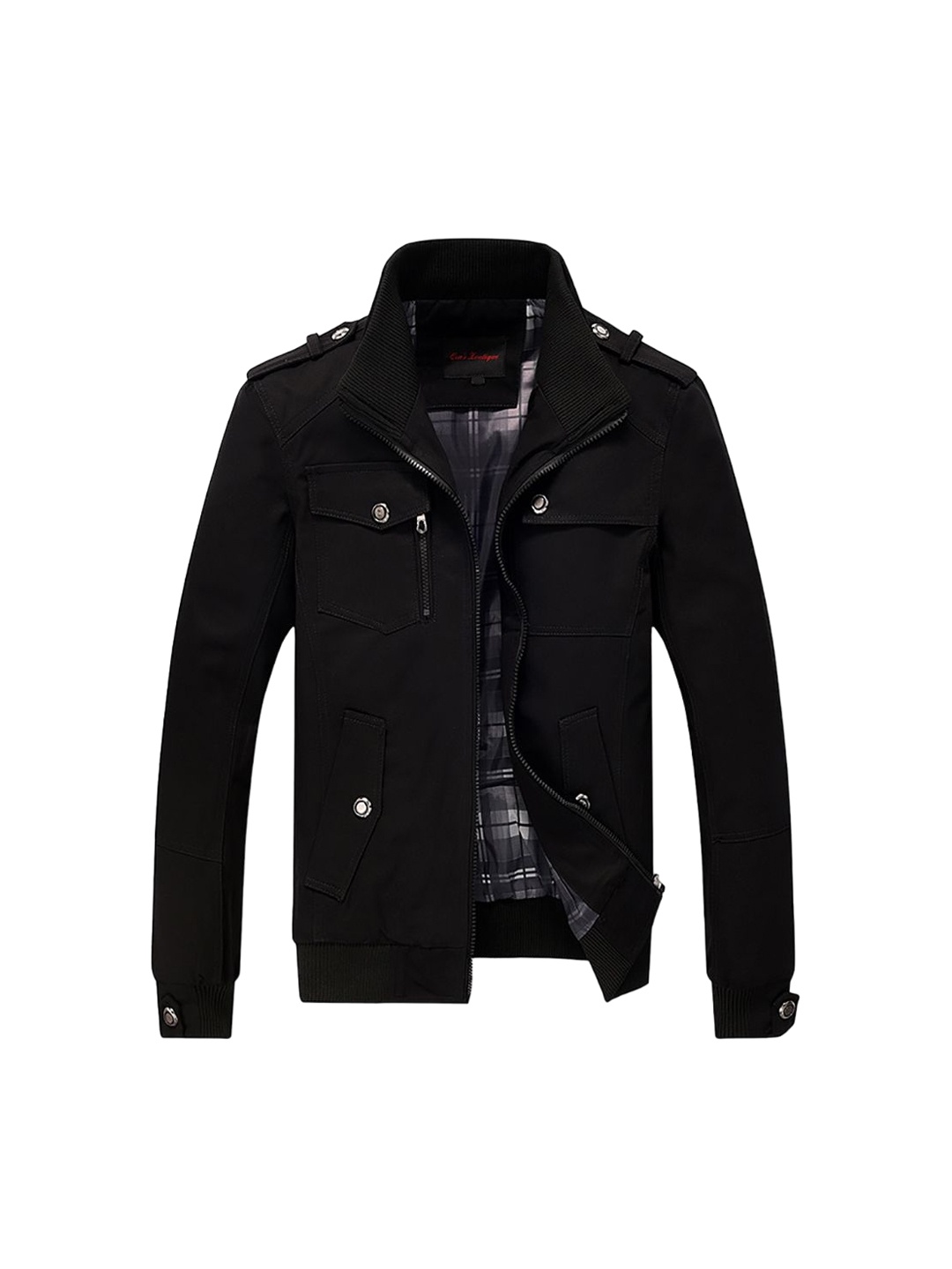 

StyleCast x Revolte Men Insulator Outdoor Tailored Jacket, Black