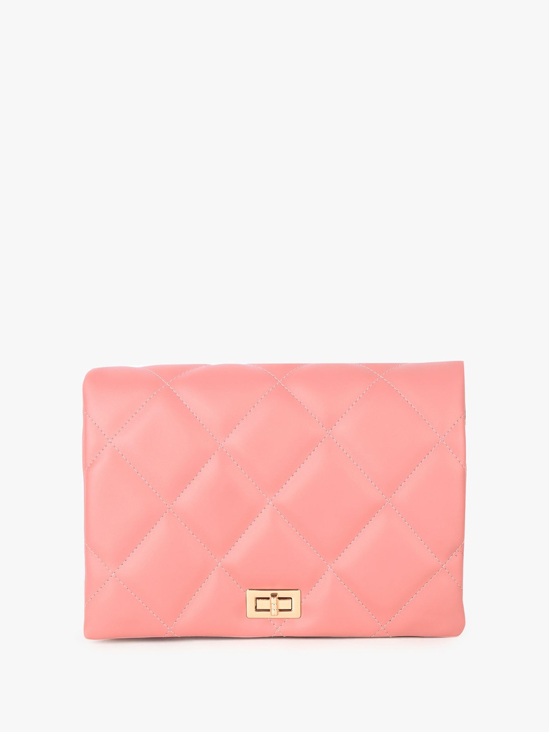 

Carlton London Bowling Shoulder Bag with Quilted, Pink