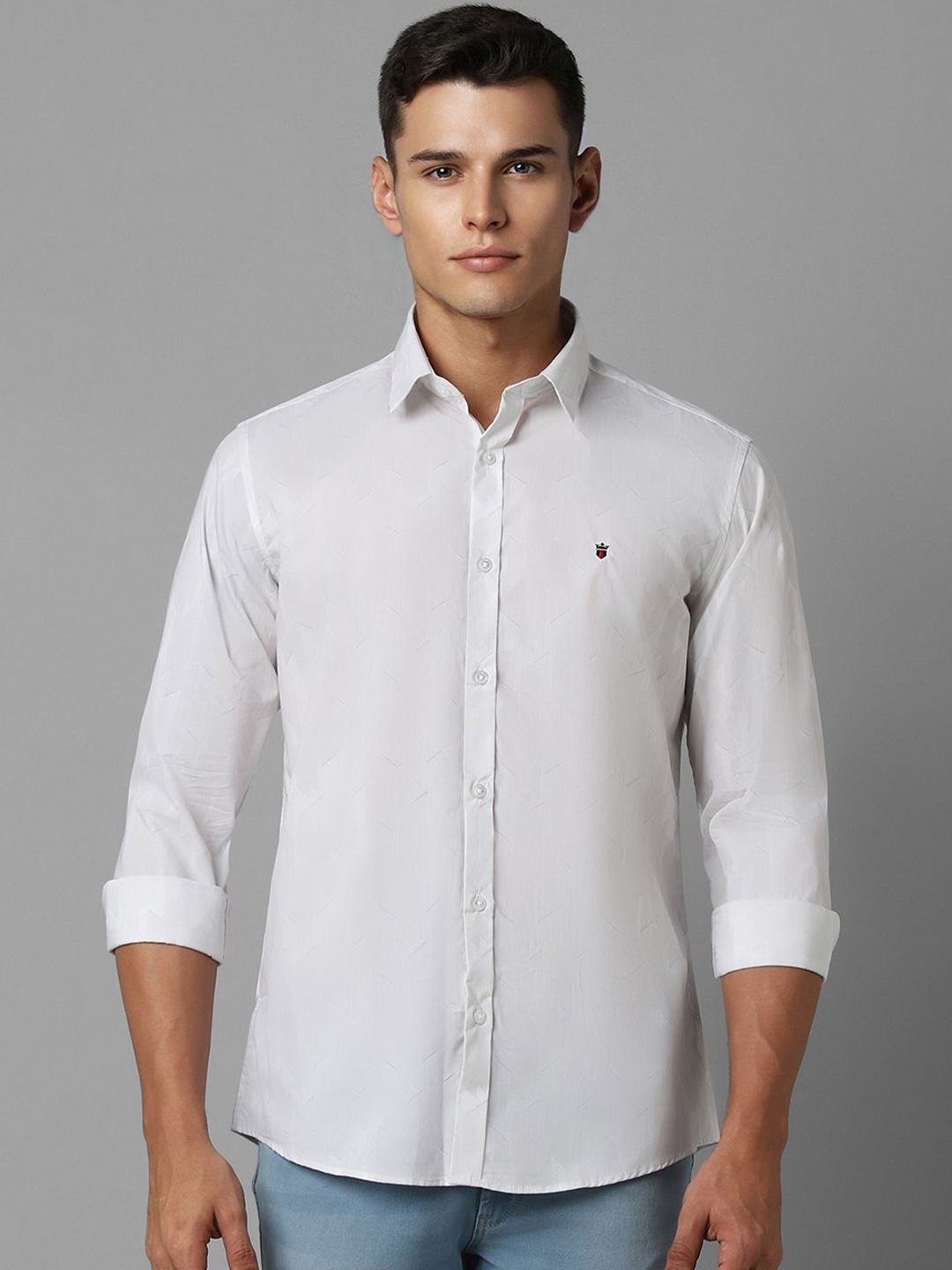 

Louis Philippe Sport Men Cotton Slim Fit Casual Shirt, White