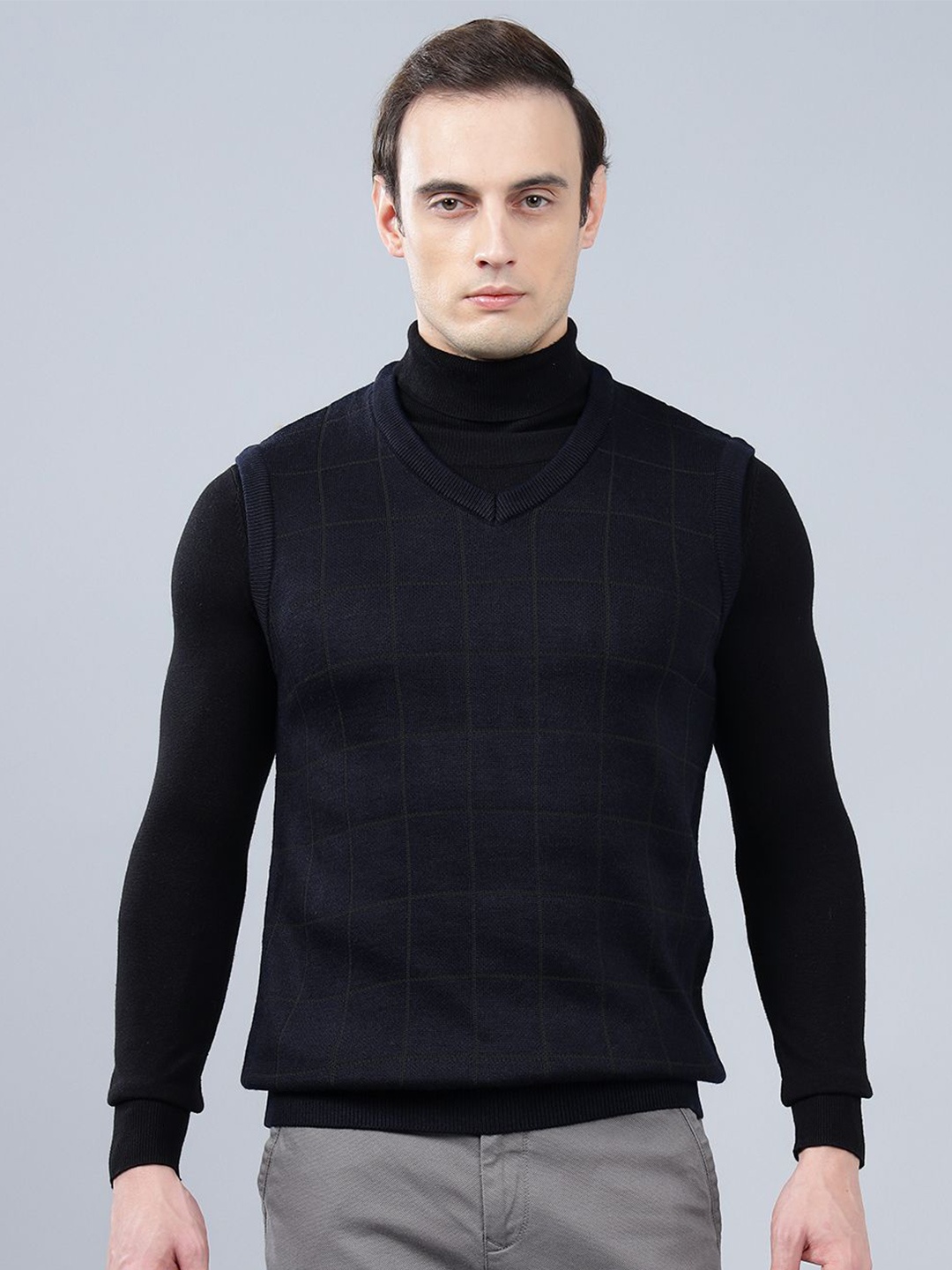 

Cantabil Men Pullover, Navy blue