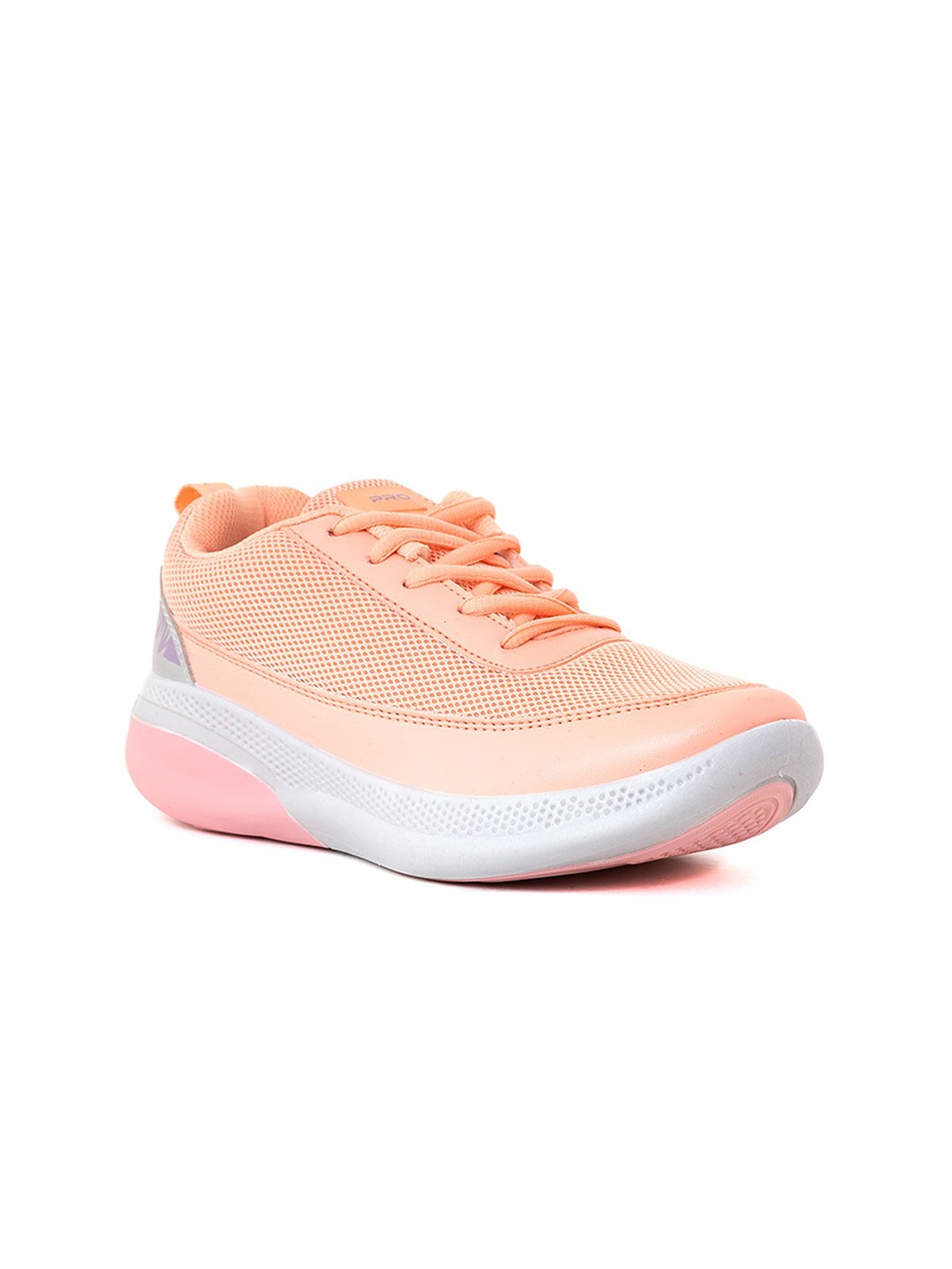 

Khadims Women Textile Running Non-Marking Lace-Ups Shoes, Orange